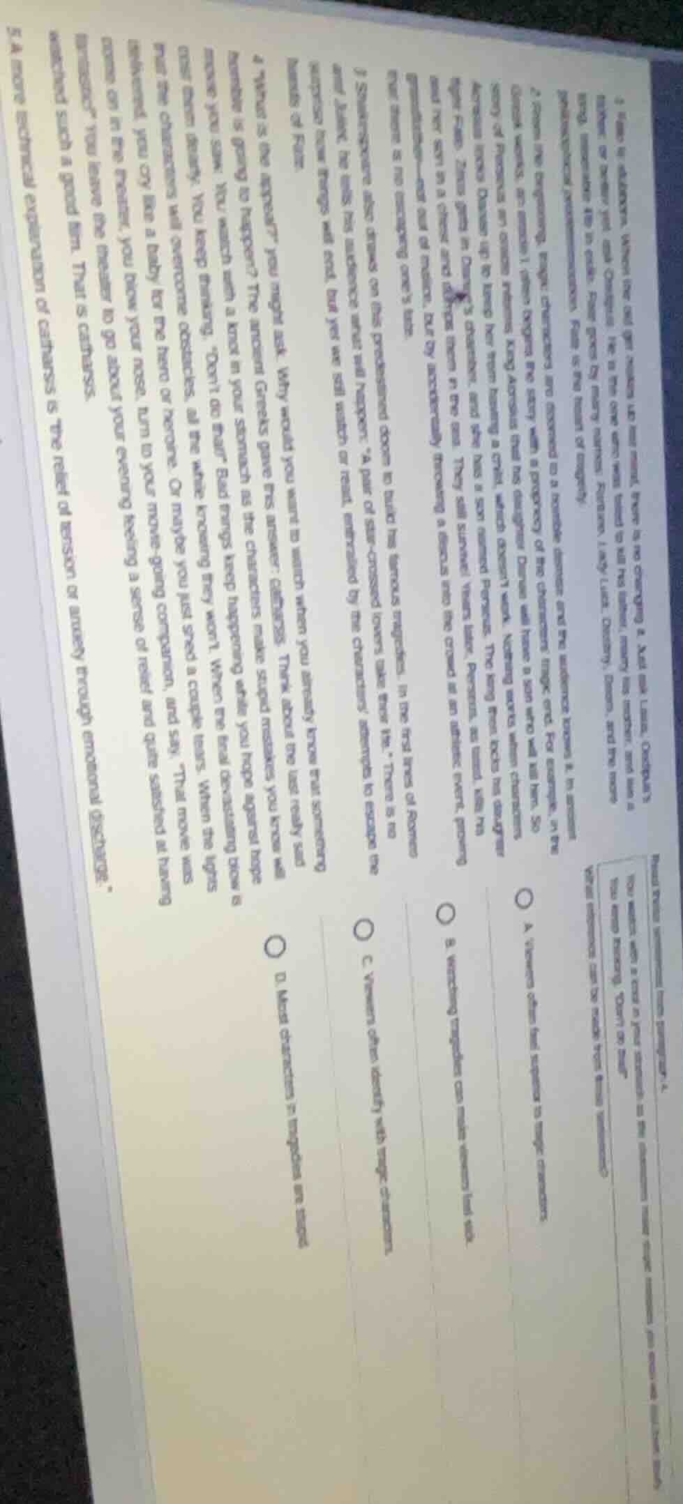 1. ... (text of the first question and its options, then 2. ... (text o…