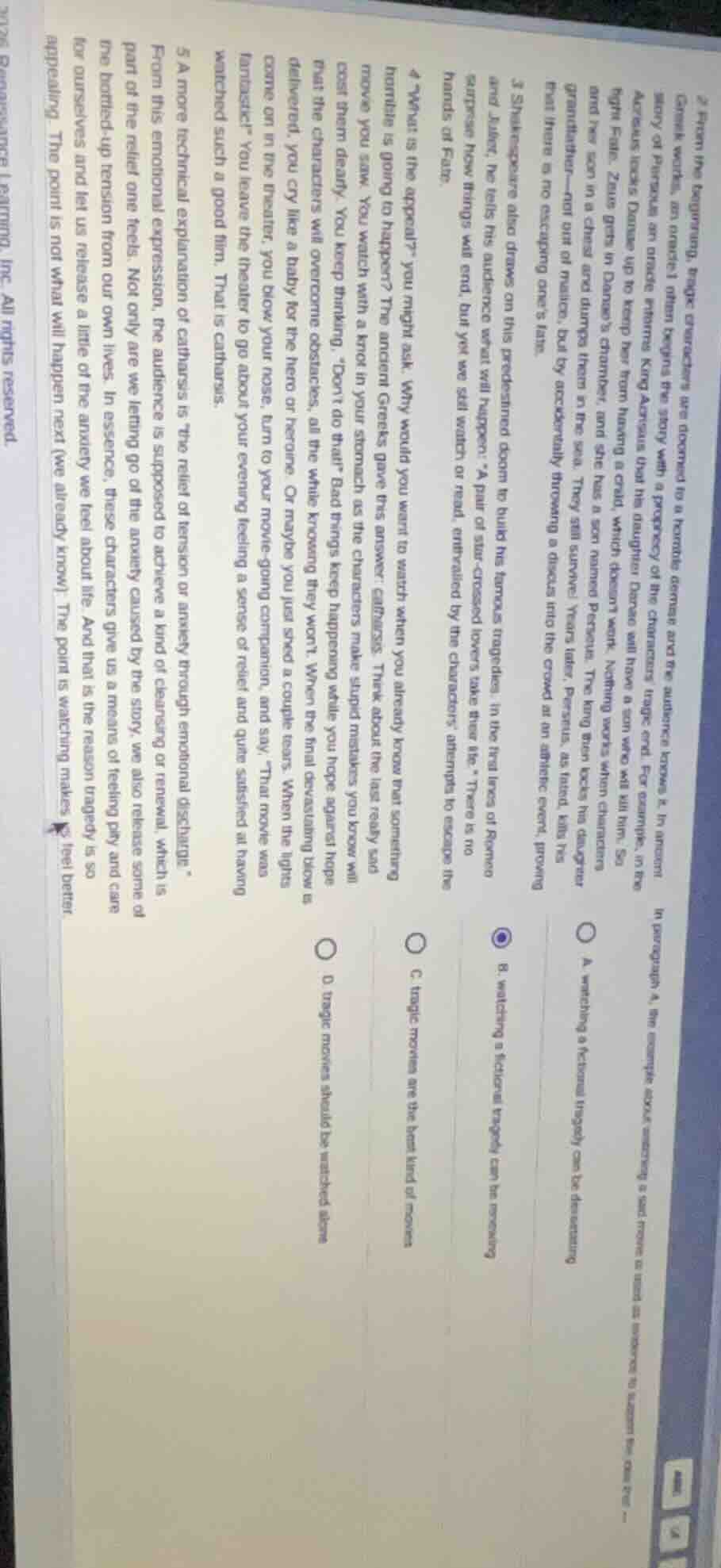 in paragraph 4, the example above is used to support a main point in or…