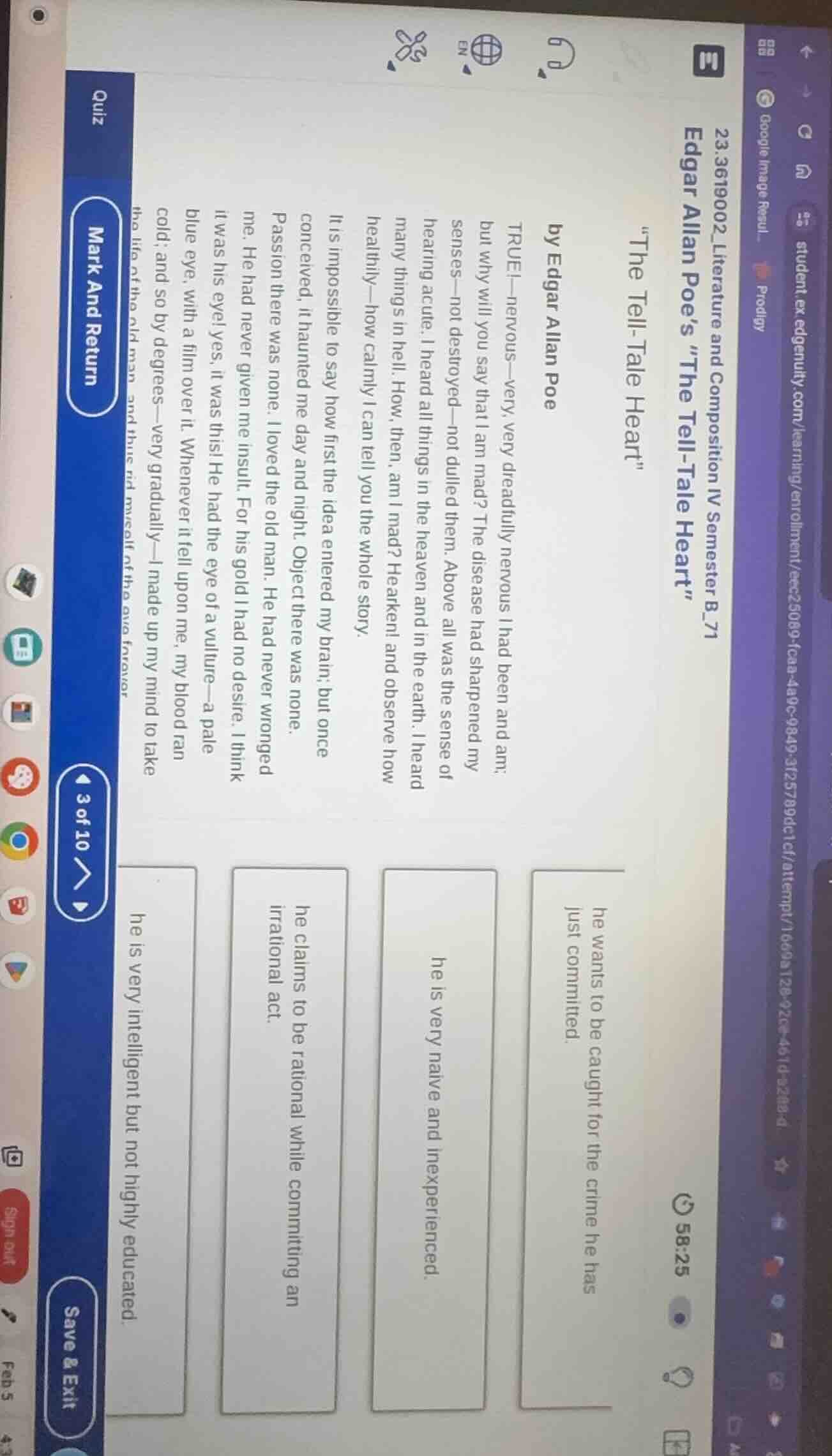 edgar allan poe’s “the tell - tale heart” the tell - tale heart by edga…