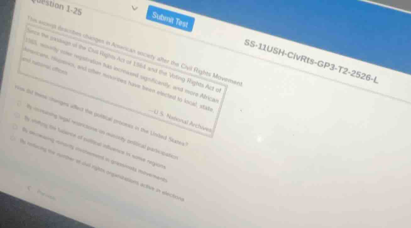 question 1-25 the account describes changes in american society after t…