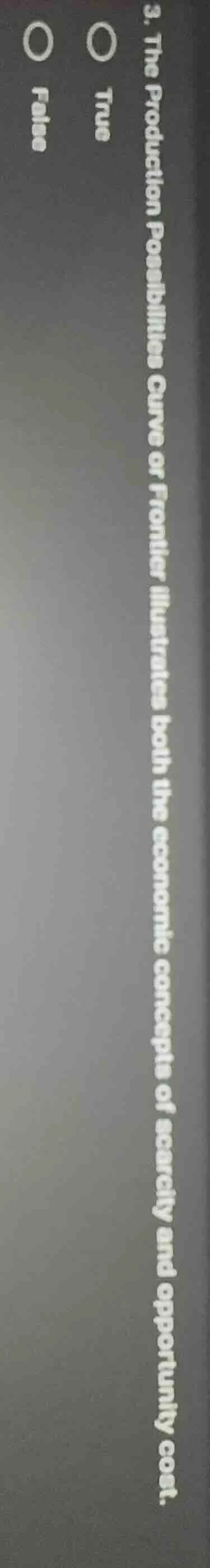 3. the production possibilities curve or frontier illustrates both the …