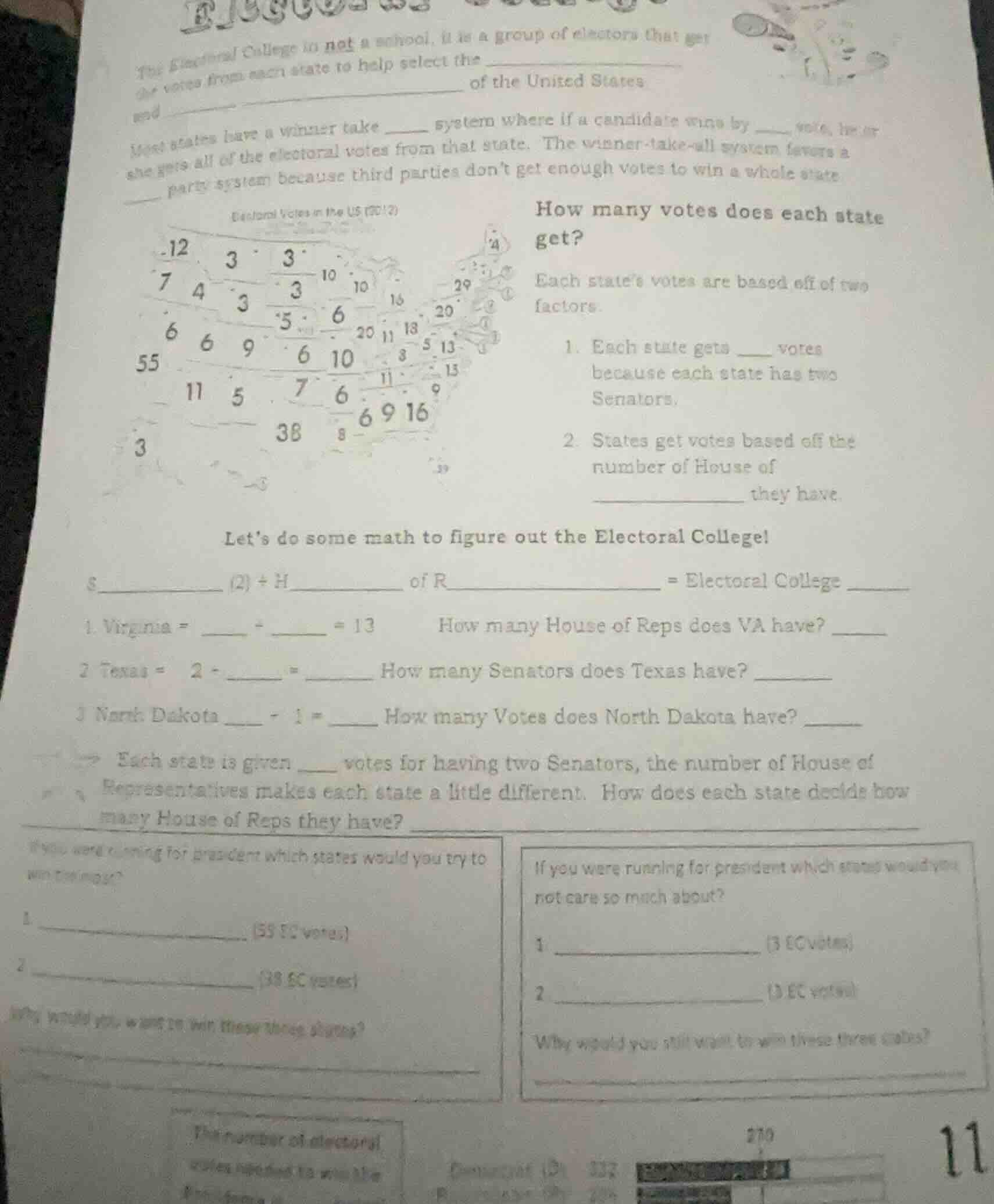 the electoral college is not a school, it is a group of electors that g…