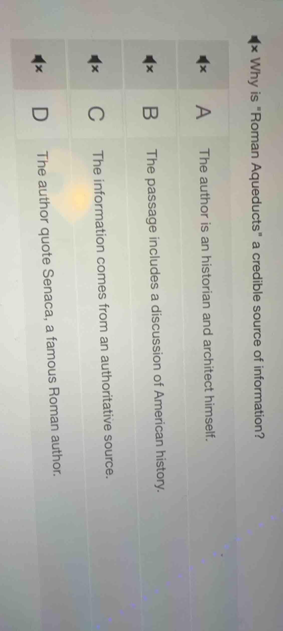 why is oman aqueducts\ a credible source of information? a the author i…