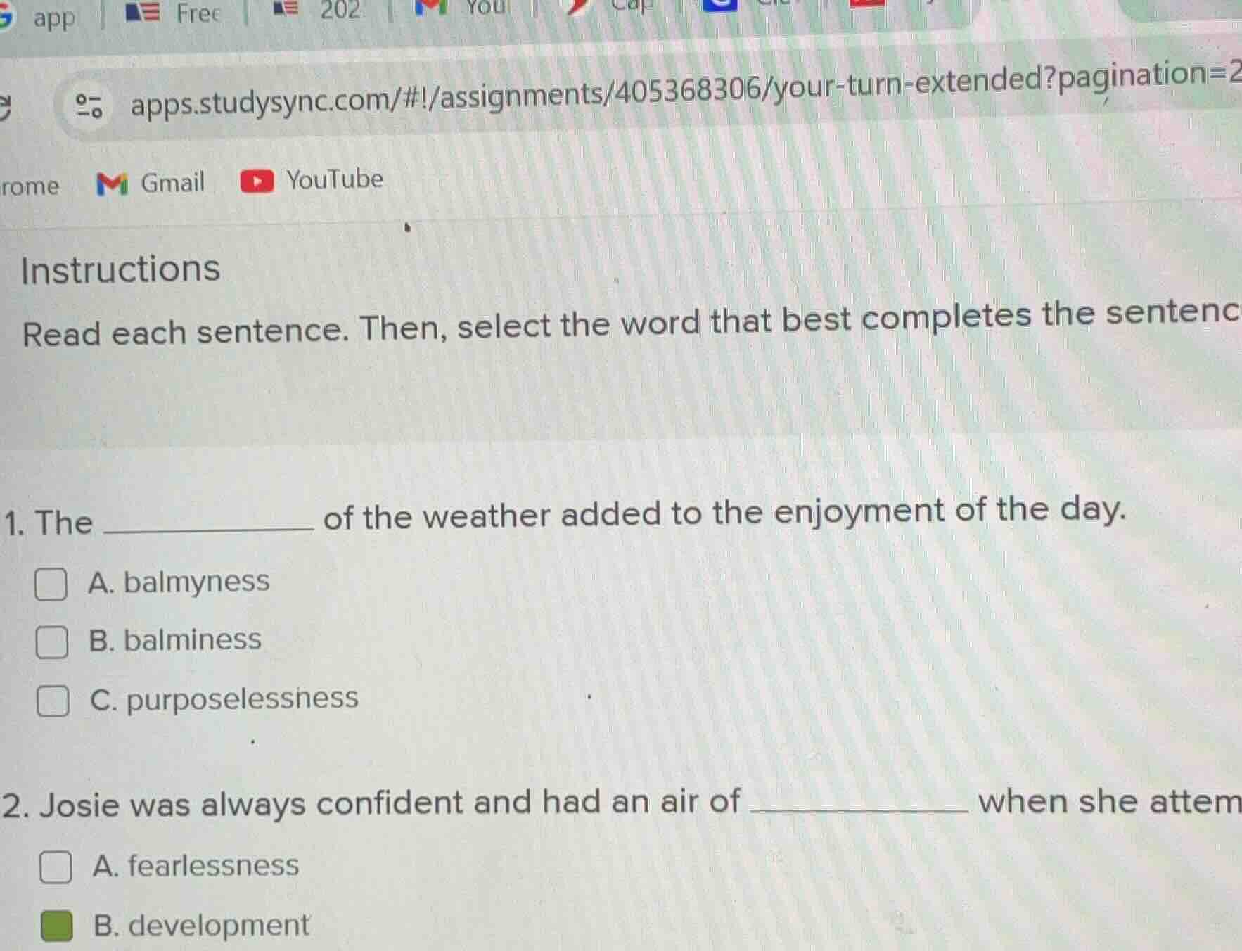 instructions read each sentence. then, select the word that best comple…