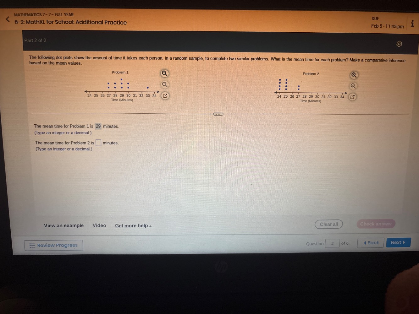 mathematics 7 - 7 - full year 6 - 2 mathxl for school: additional pract…