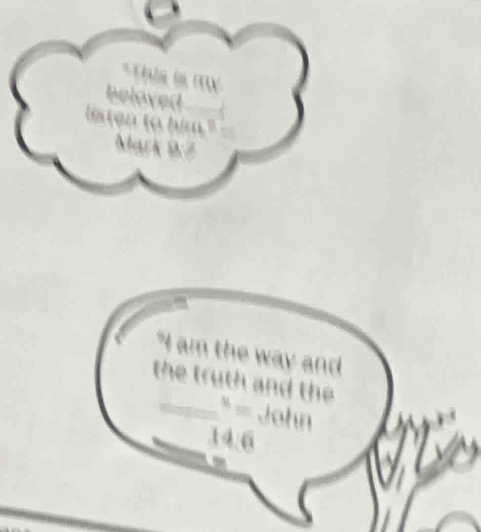 i am the way and the truth and the ______ - john 14:6