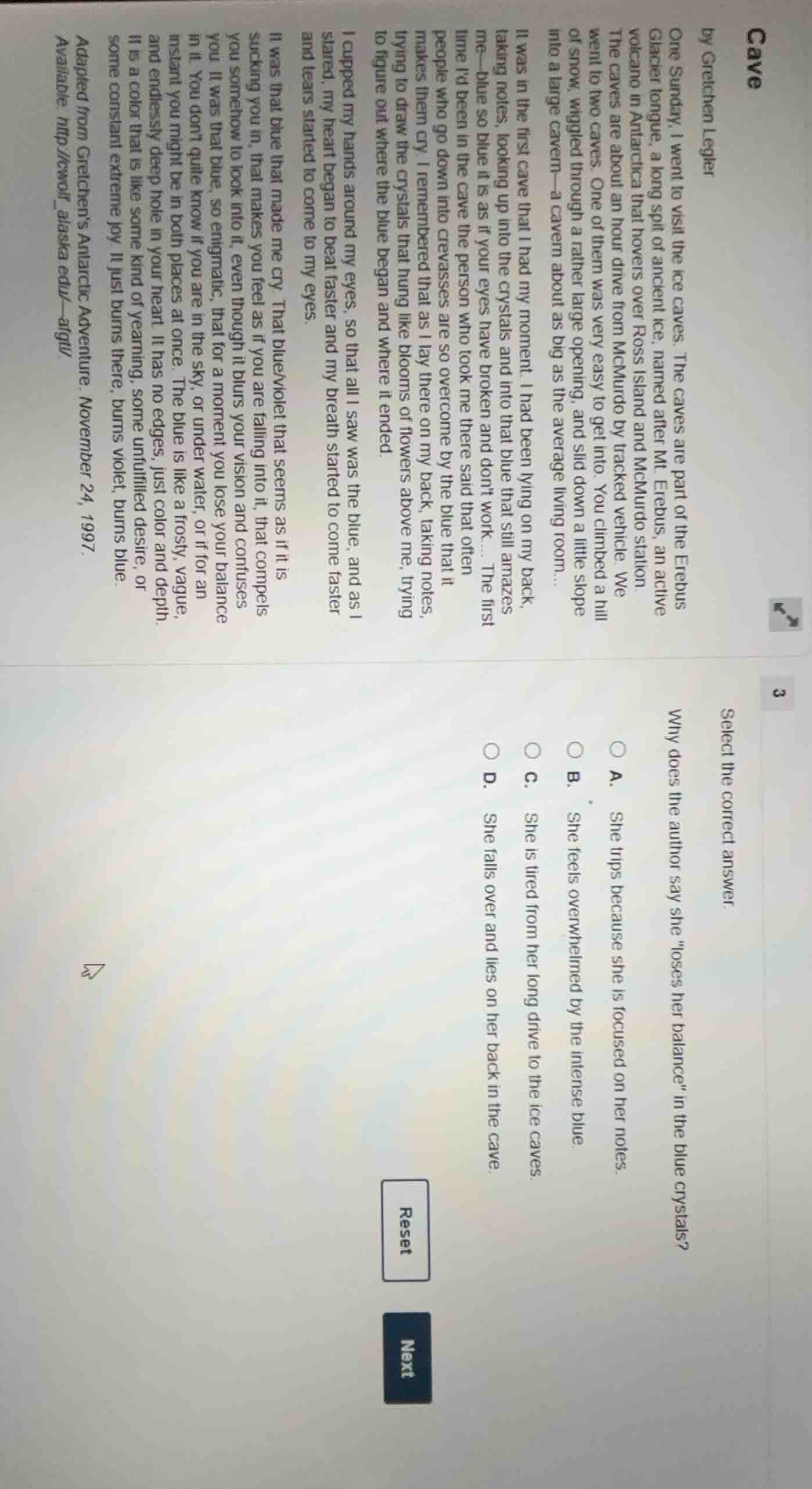 cave by gretchen legler one sunday, i went to visit the ice caves. the …