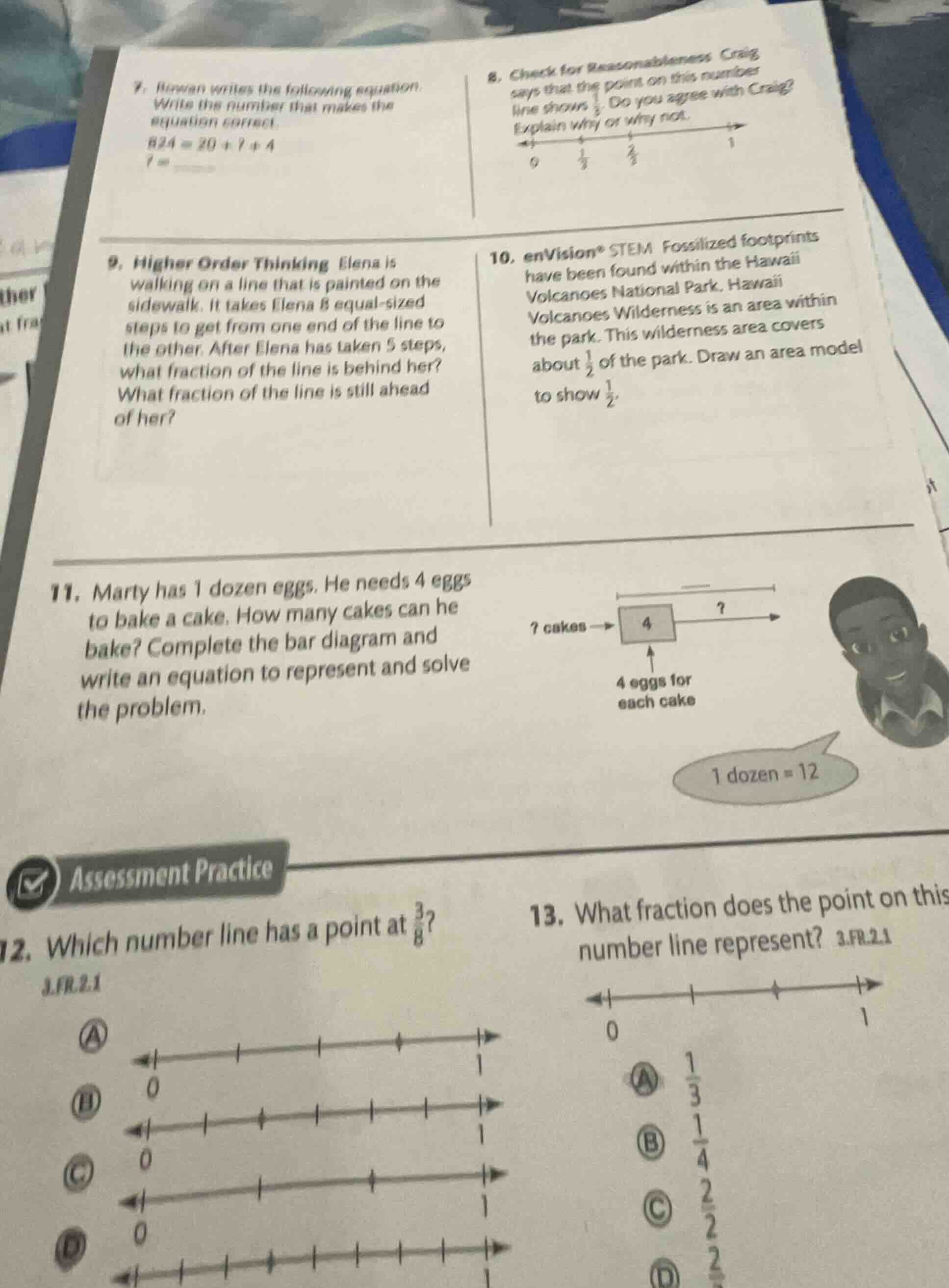 7. rowan writes the following equation. write the number that makes the…