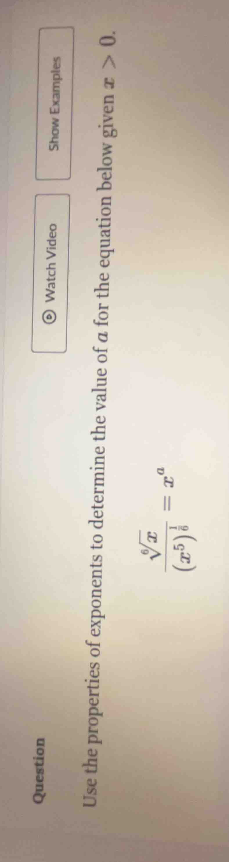 question use the properties of exponents to determine the value of ( a …