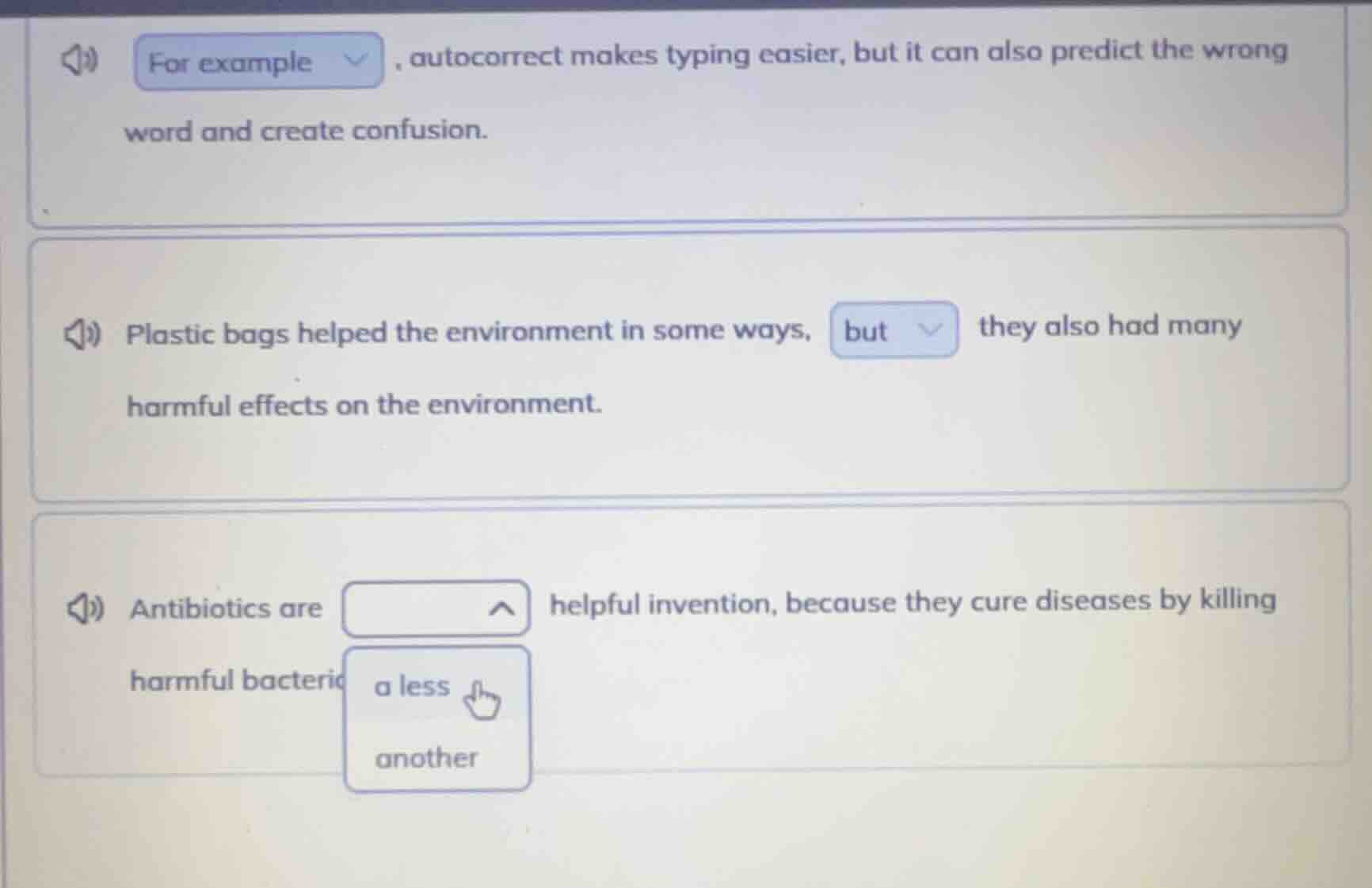 for example, autocorrect makes typing easier, but it can also predict t…