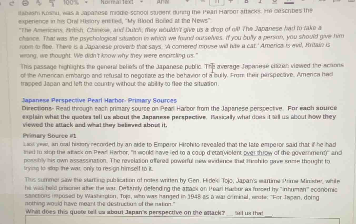 itadashi koshu, was a japanese middle - school student during the pearl…