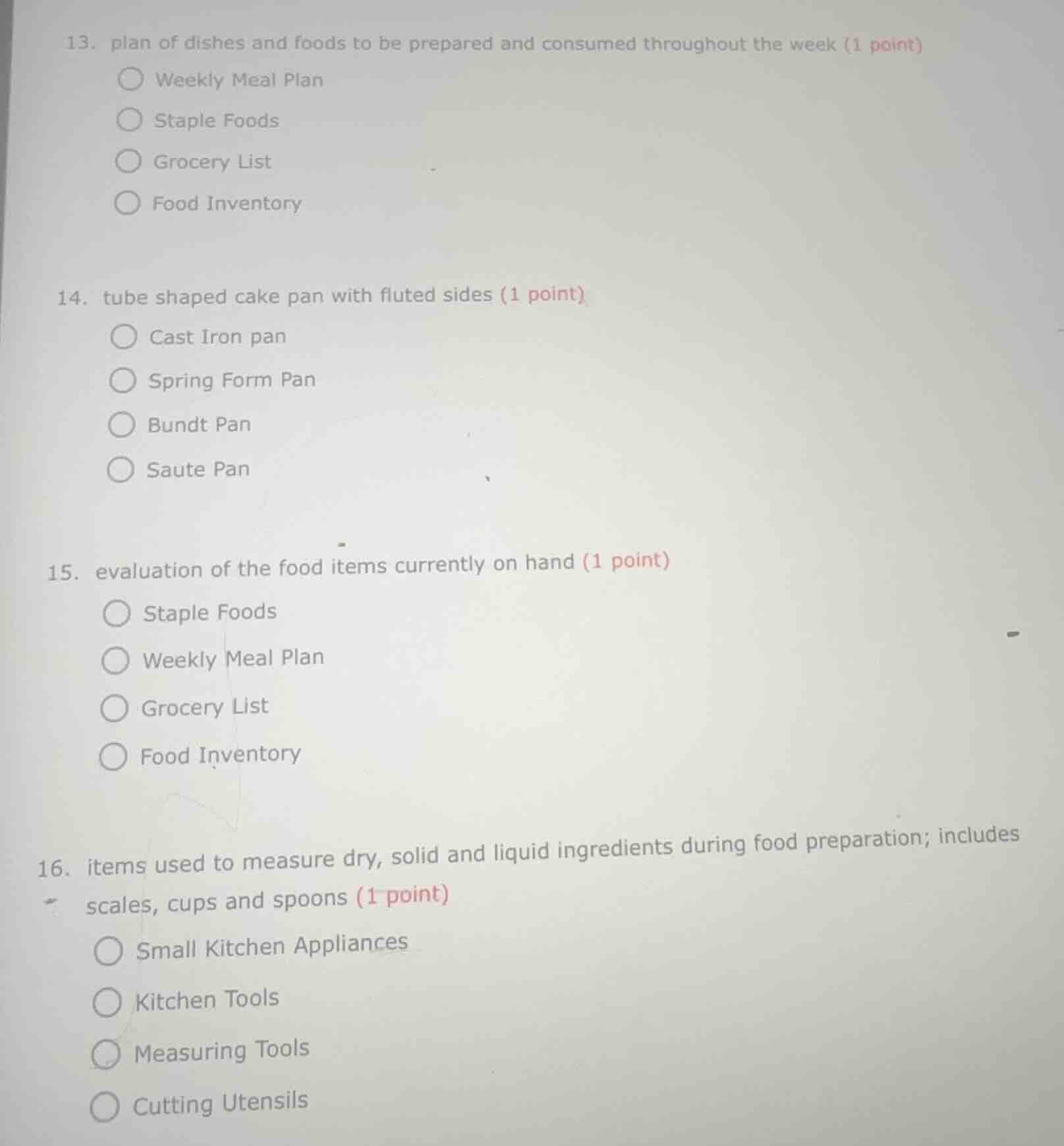 13. plan of dishes and foods to be prepared and consumed throughout the…