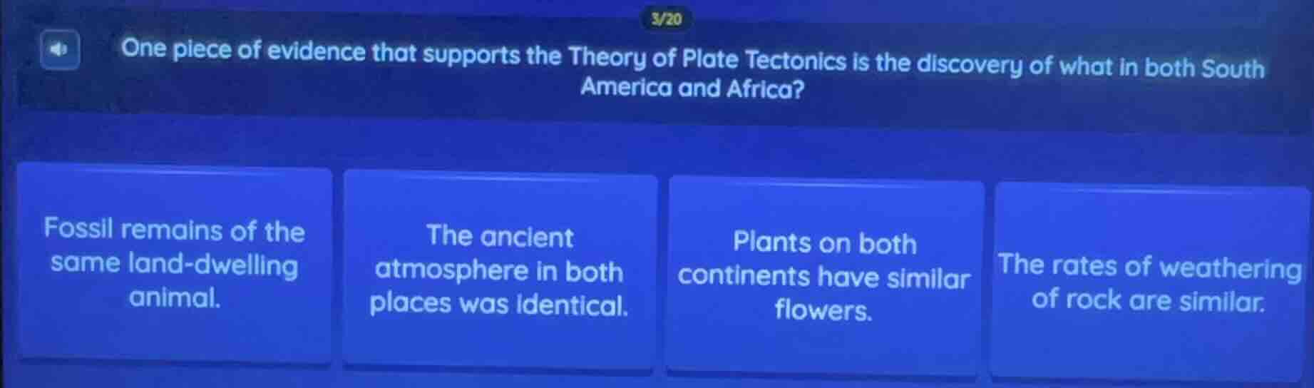 one piece of evidence that supports the theory of plate tectonics is th…