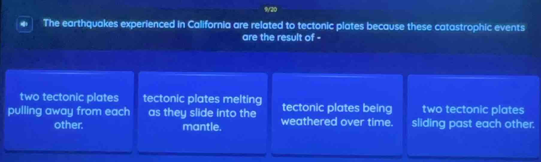 the earthquakes experienced in california are related to tectonic plate…