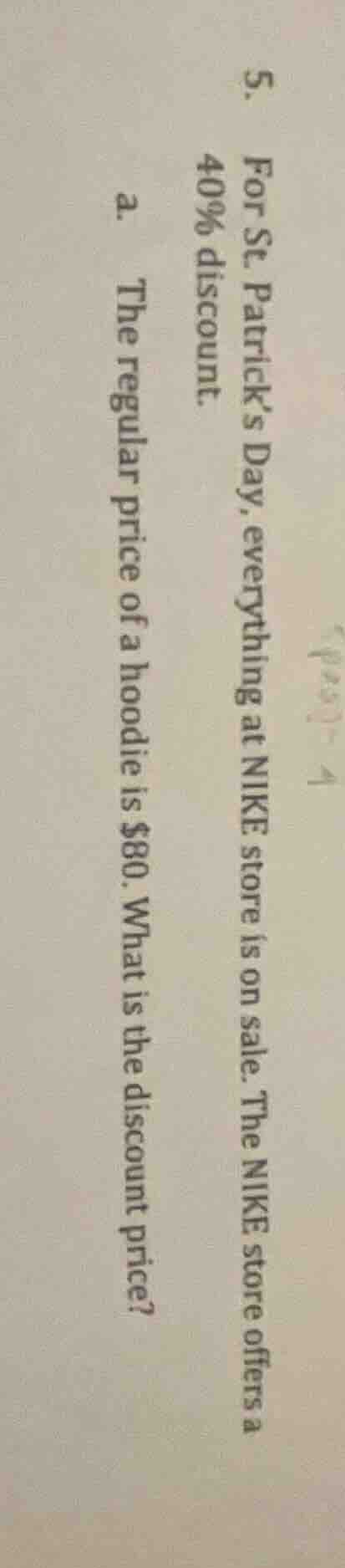 5. for st patricks day, everything at nike store is on sale. the nike s…