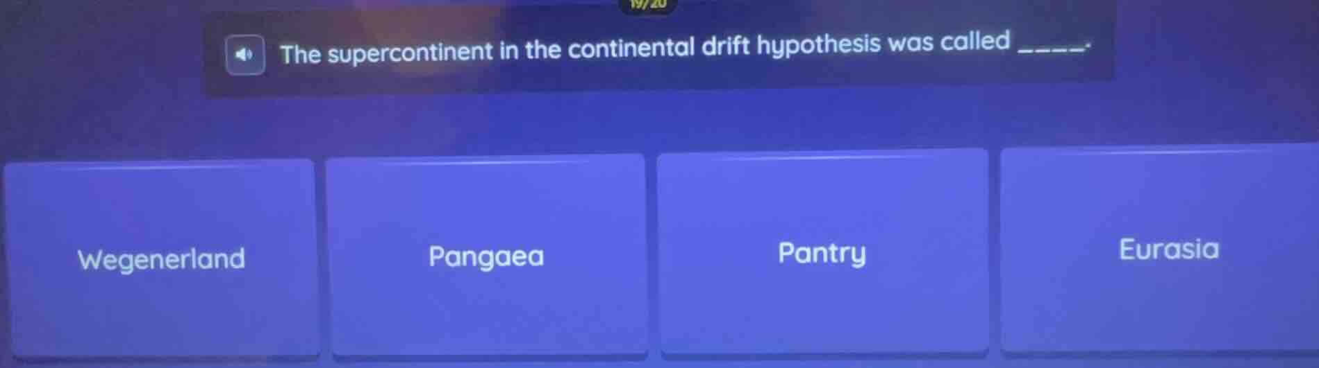 the supercontinent in the continental drift hypothesis was called _____…