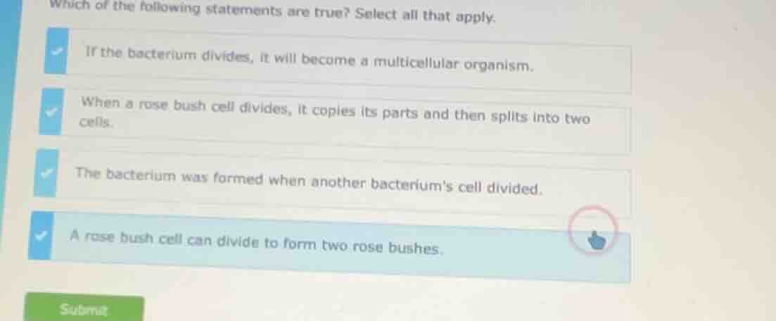 which of the following statements are true? select all that apply. if t…