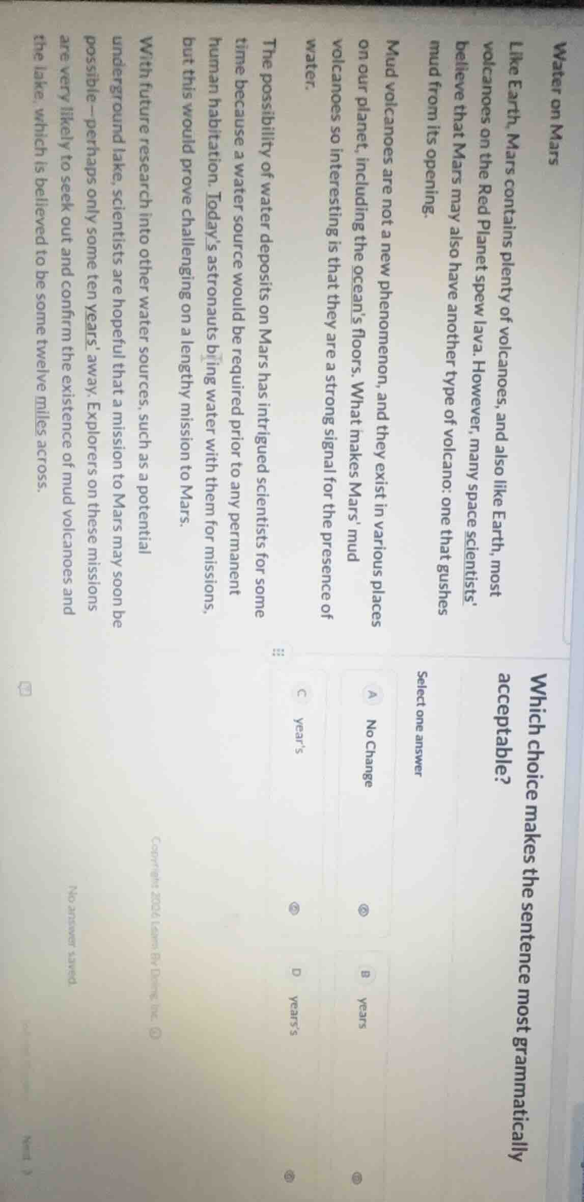 water on mars like earth, mars contains plenty of volcanoes, and also l…