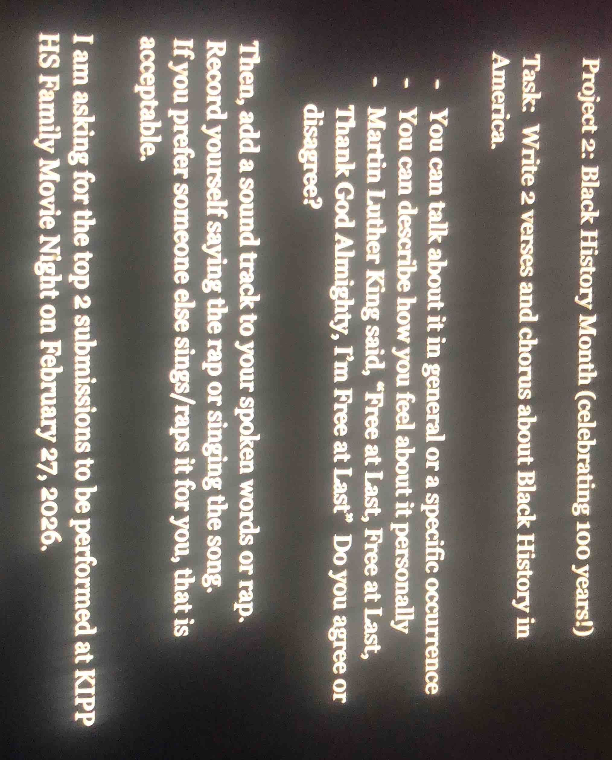 project 2: black history month (celebrating 100 years!) task: write 2 v…