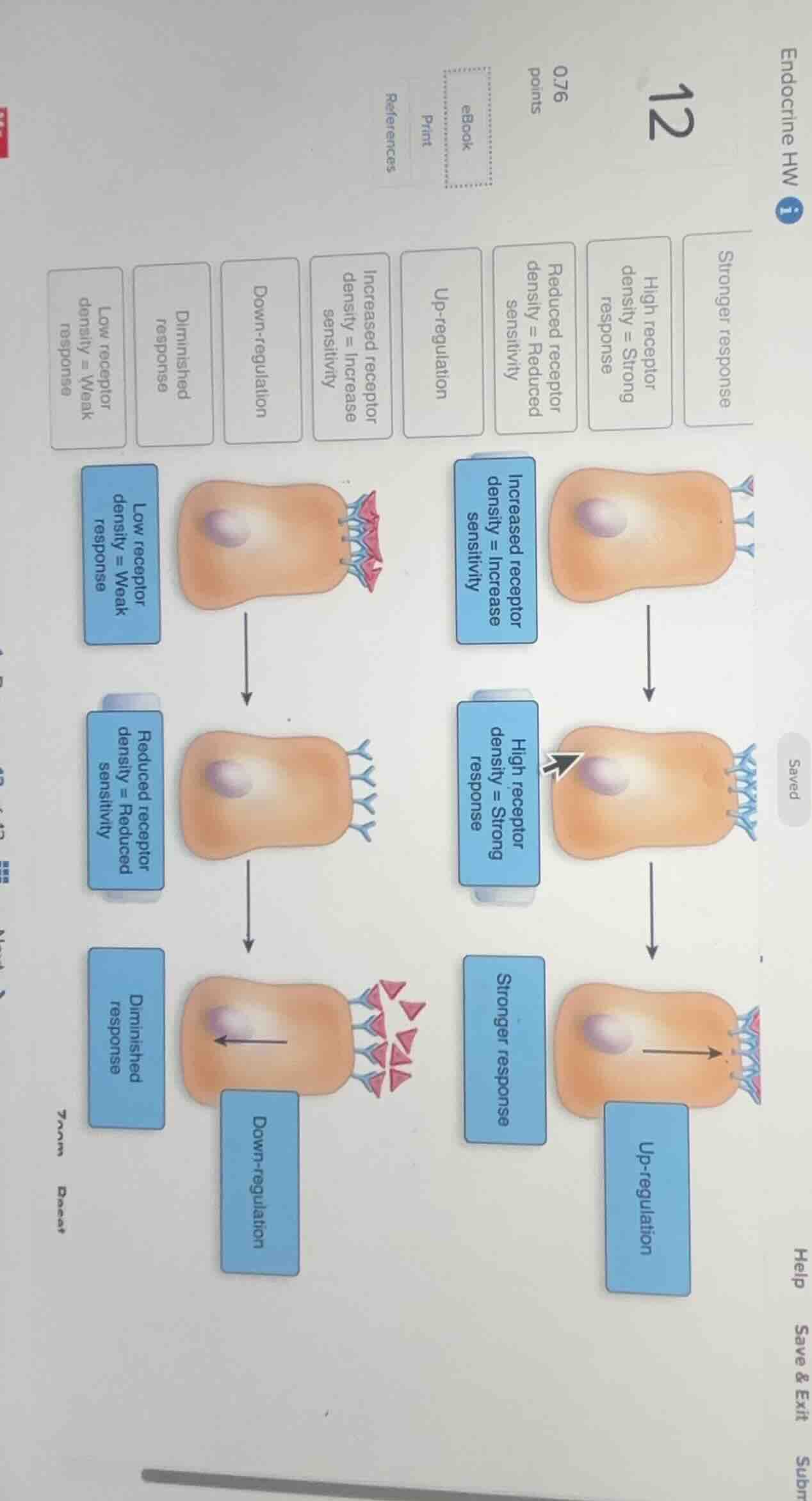 endocrine hw 12 0.76 points ebook print references stronger response hi…