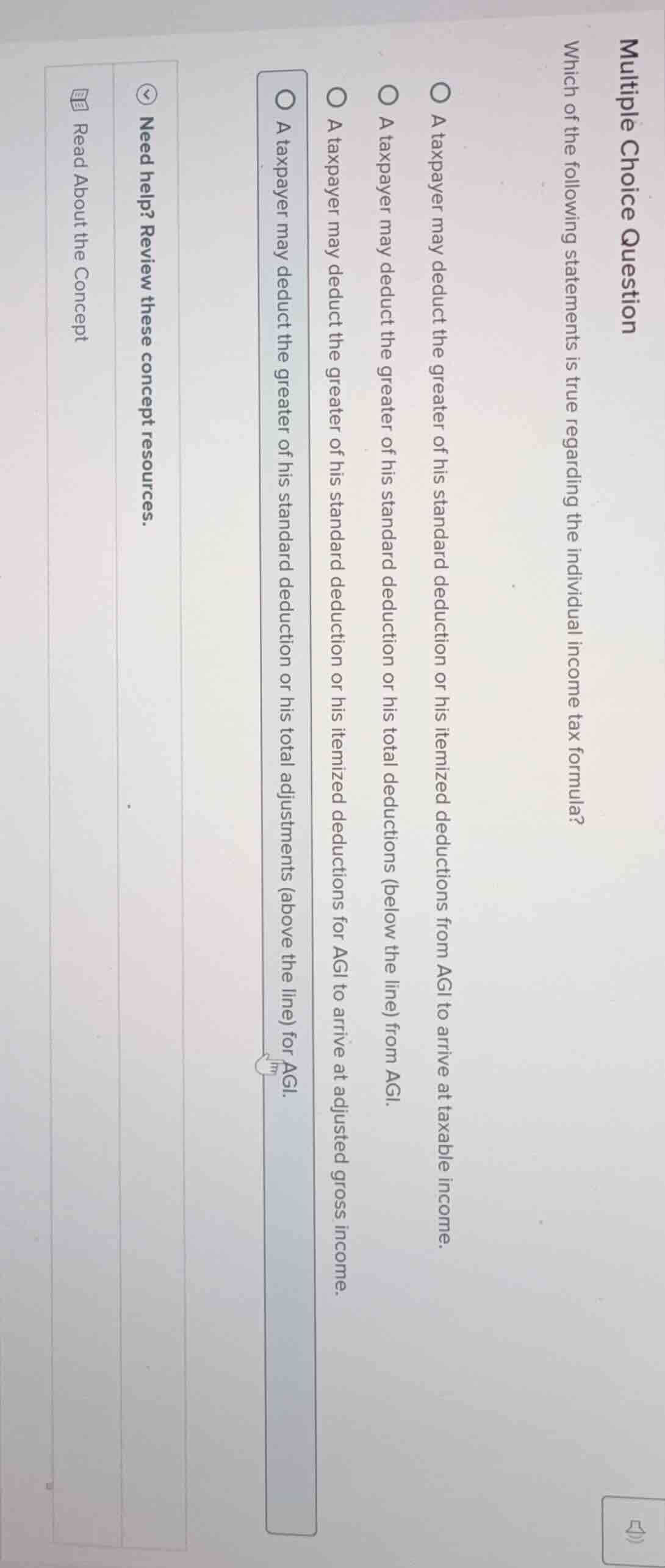 multiple choice question which of the following statements is true rega…