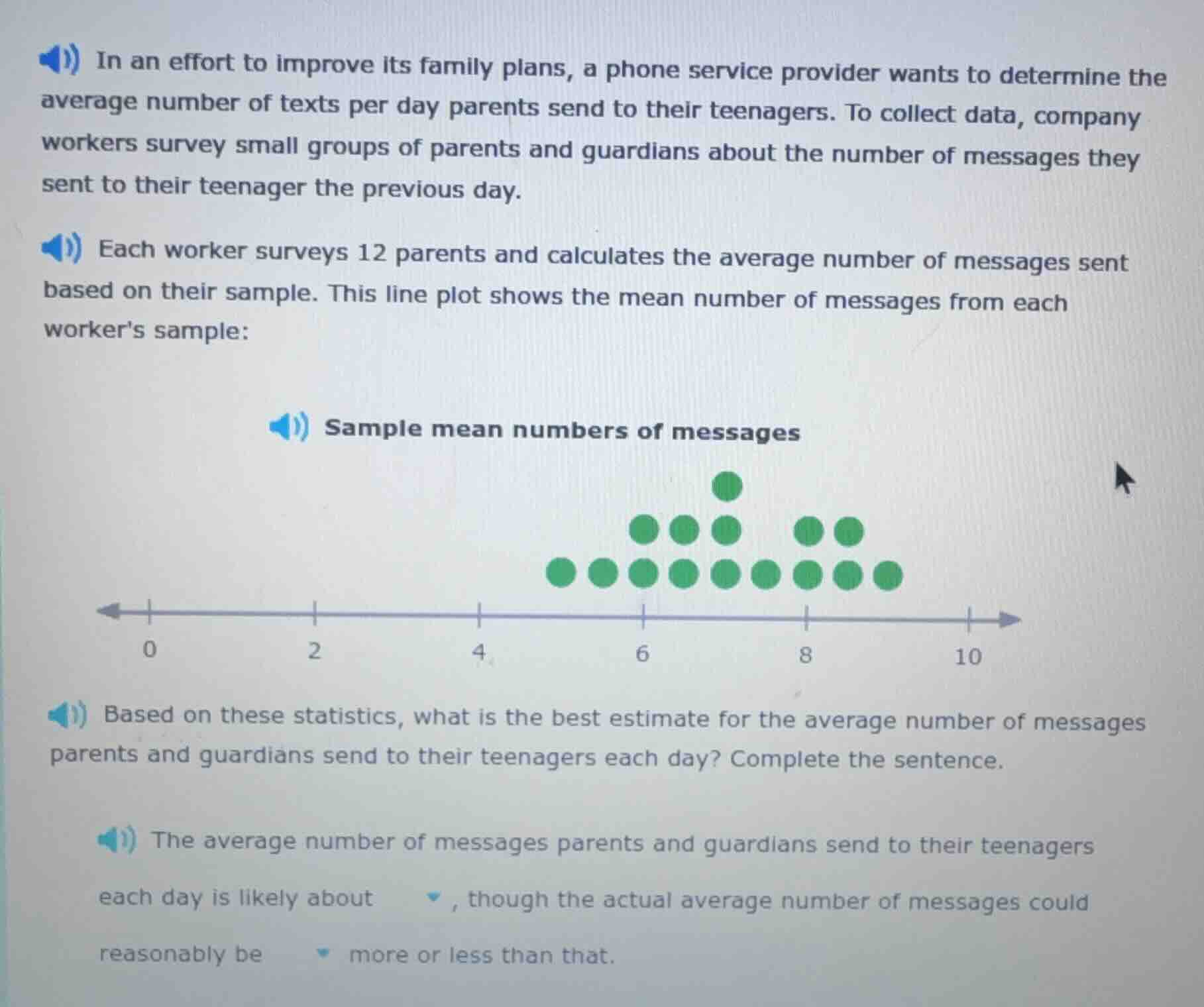 in an effort to improve its family plans, a phone service provider want…