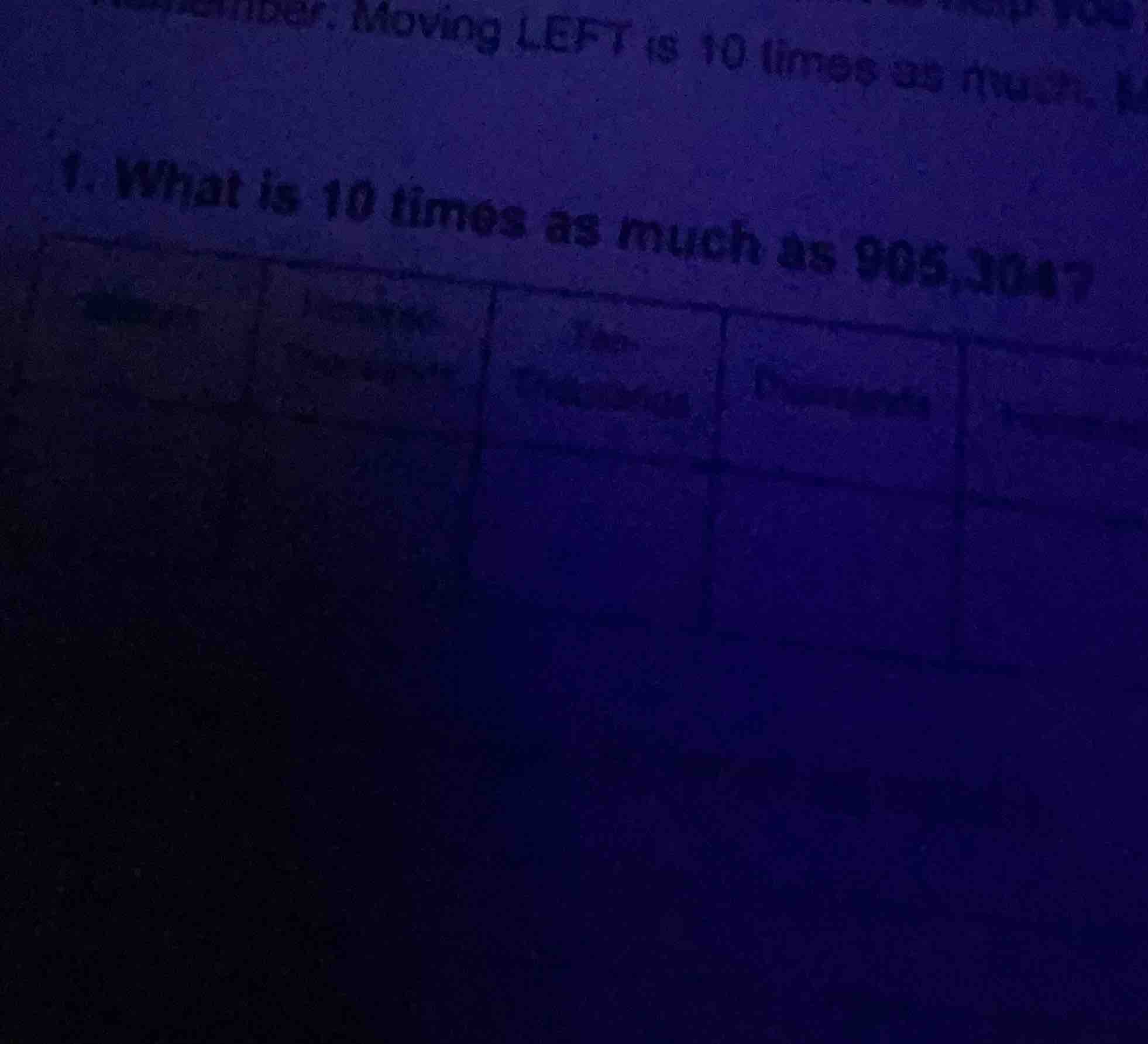 1. what is 10 times as much as 905,304?