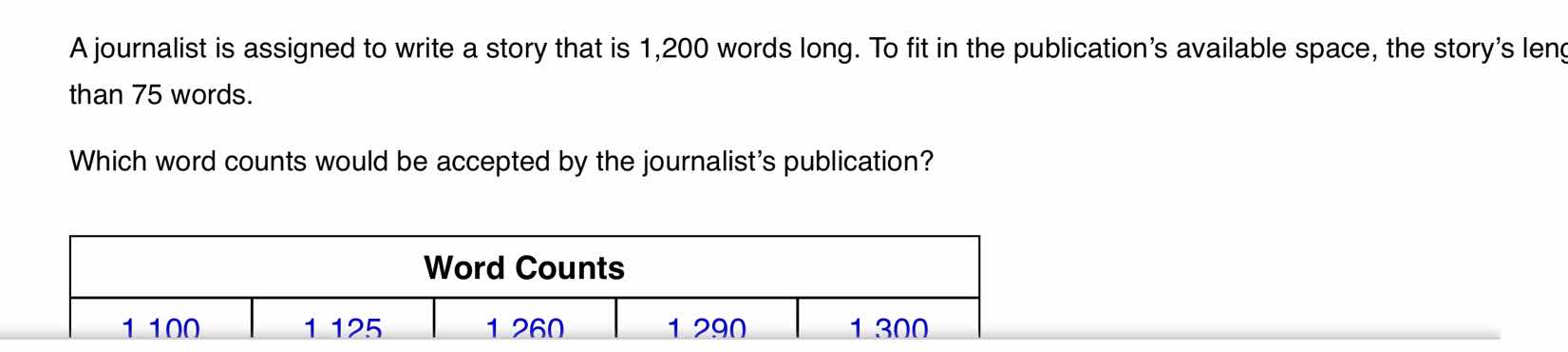 a journalist is assigned to write a story that is 1,200 words long. to …