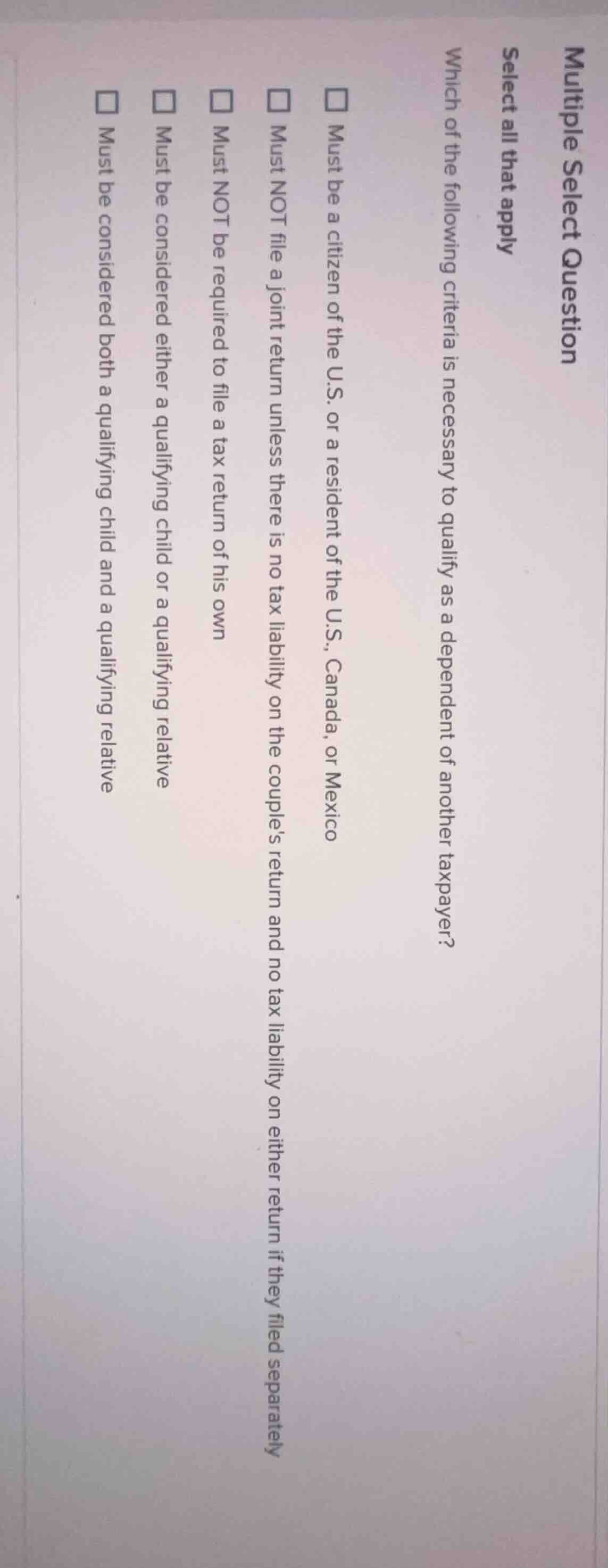 multiple select question select all that apply which of the following c…