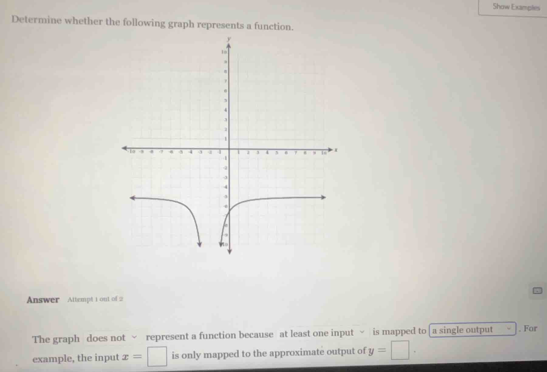 determine whether the following graph represents a function. answer att…