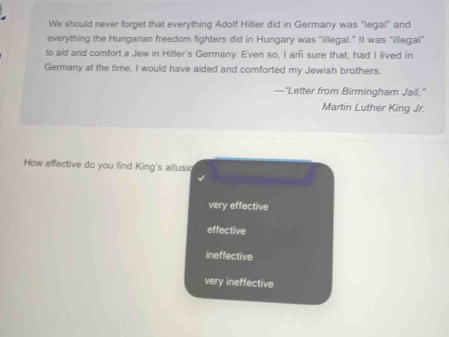 we should never forget that everything adolf hitler did in germany was …