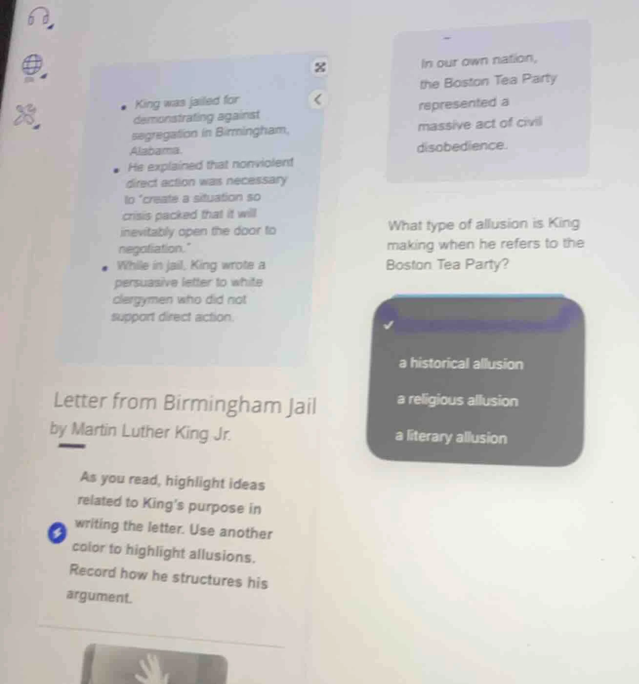 king was jailed for demonstrating against segregation in birmingham, al…