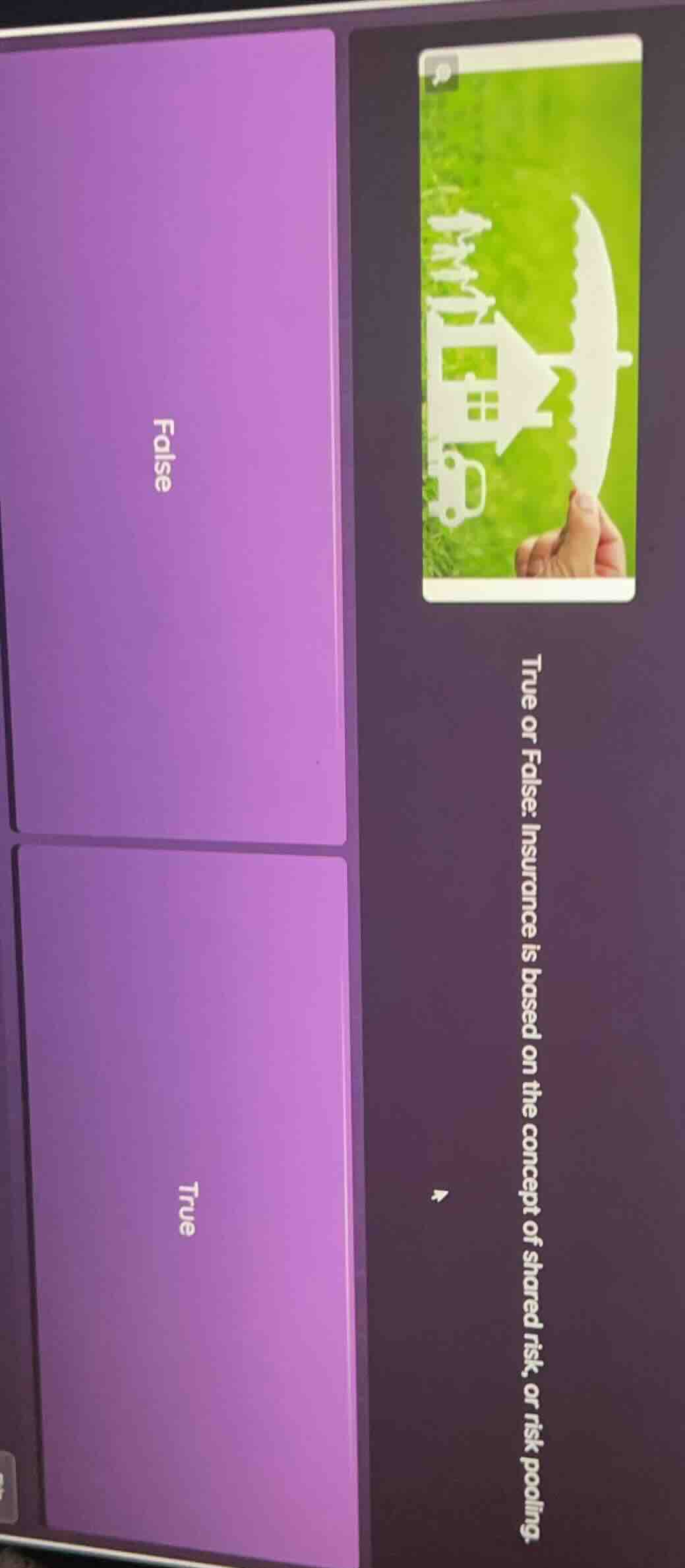 true or false: insurance is based on the concept of shared risk, or ris…