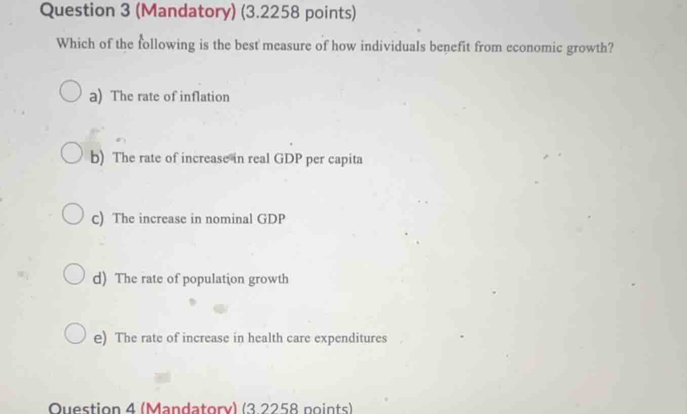 question 3 (mandatory) (3.2258 points) which of the following is the be…