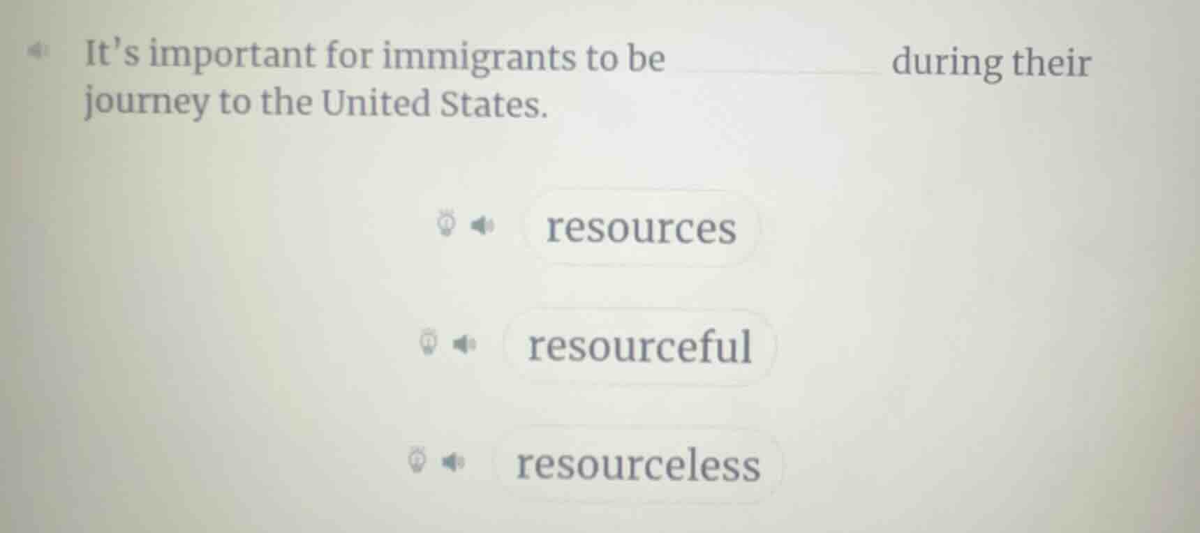 its important for immigrants to be ______ during their journey to the u…