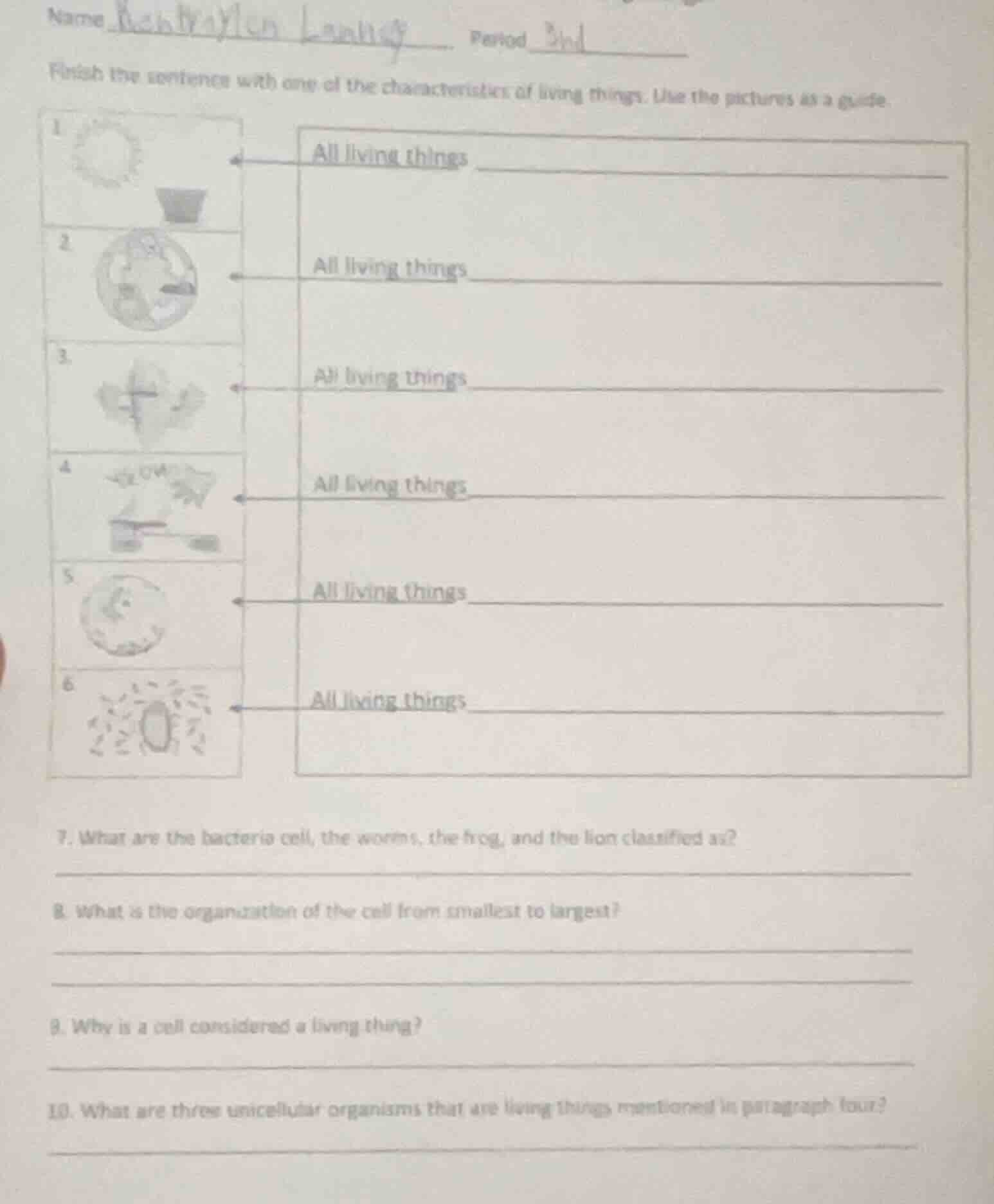 name ______ period ______ finish the sentence with one of the character…