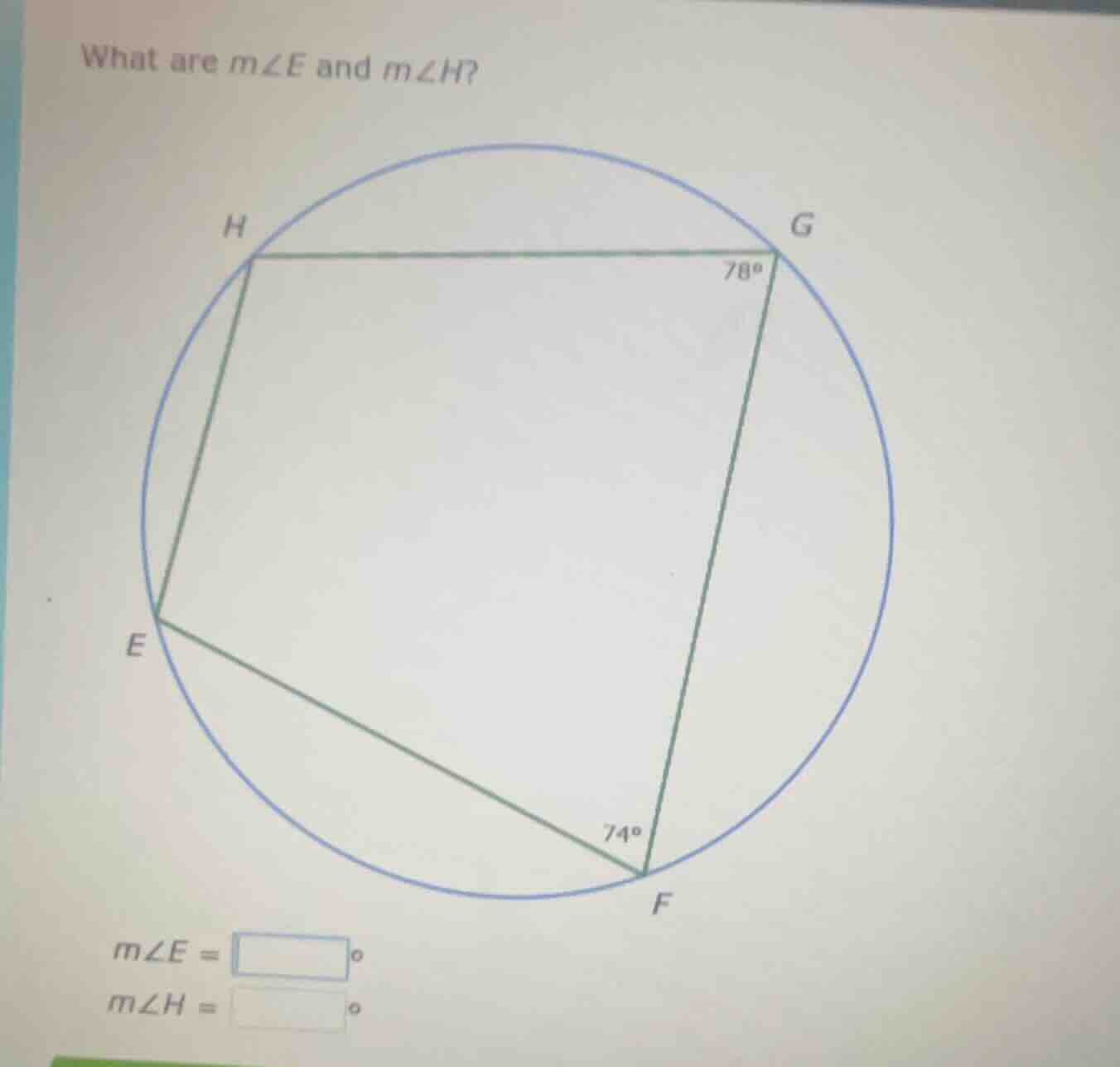 what are ( mangle e ) and ( mangle h )?( mangle e = square^circ )( mang…