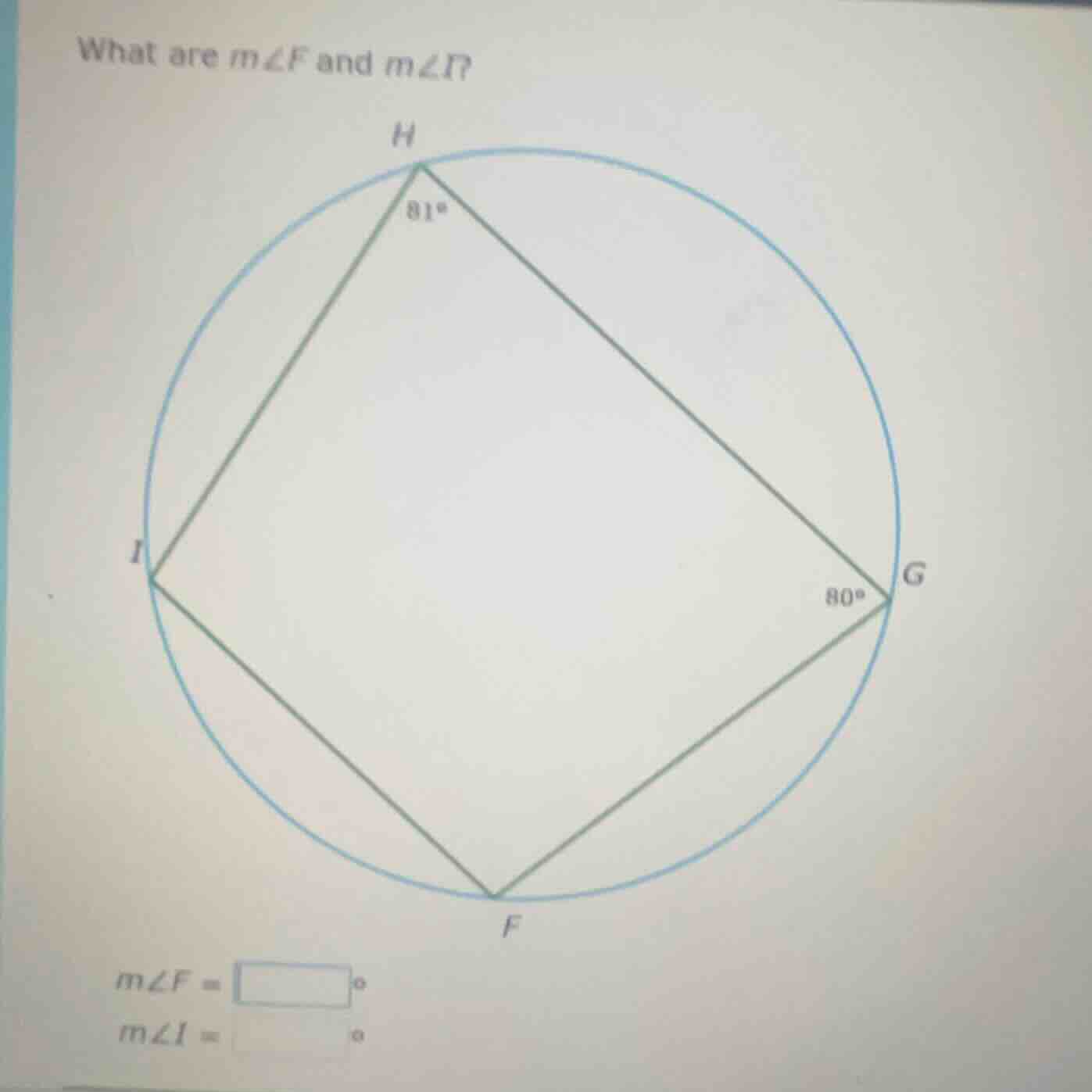 what are ( mangle f ) and ( mangle i )? ( mangle f = square^circ ) ( ma…