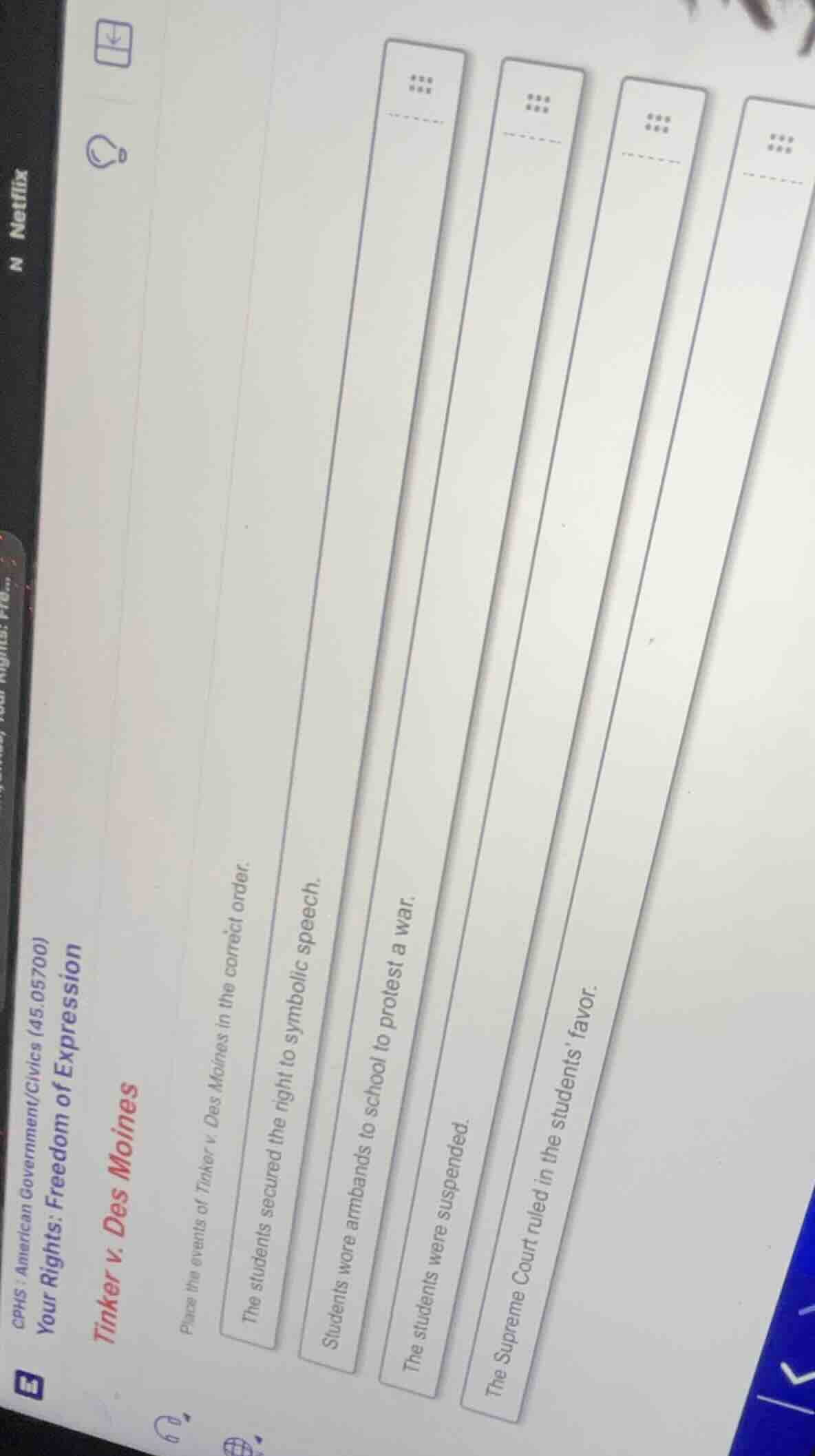 cphs : american government/civics (d5.05700) your rights: freedom of ex…