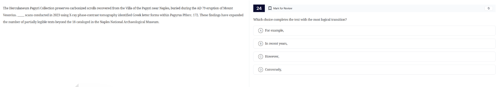 the herculaneum papyri collection preserves carbonized scrolls recovere…