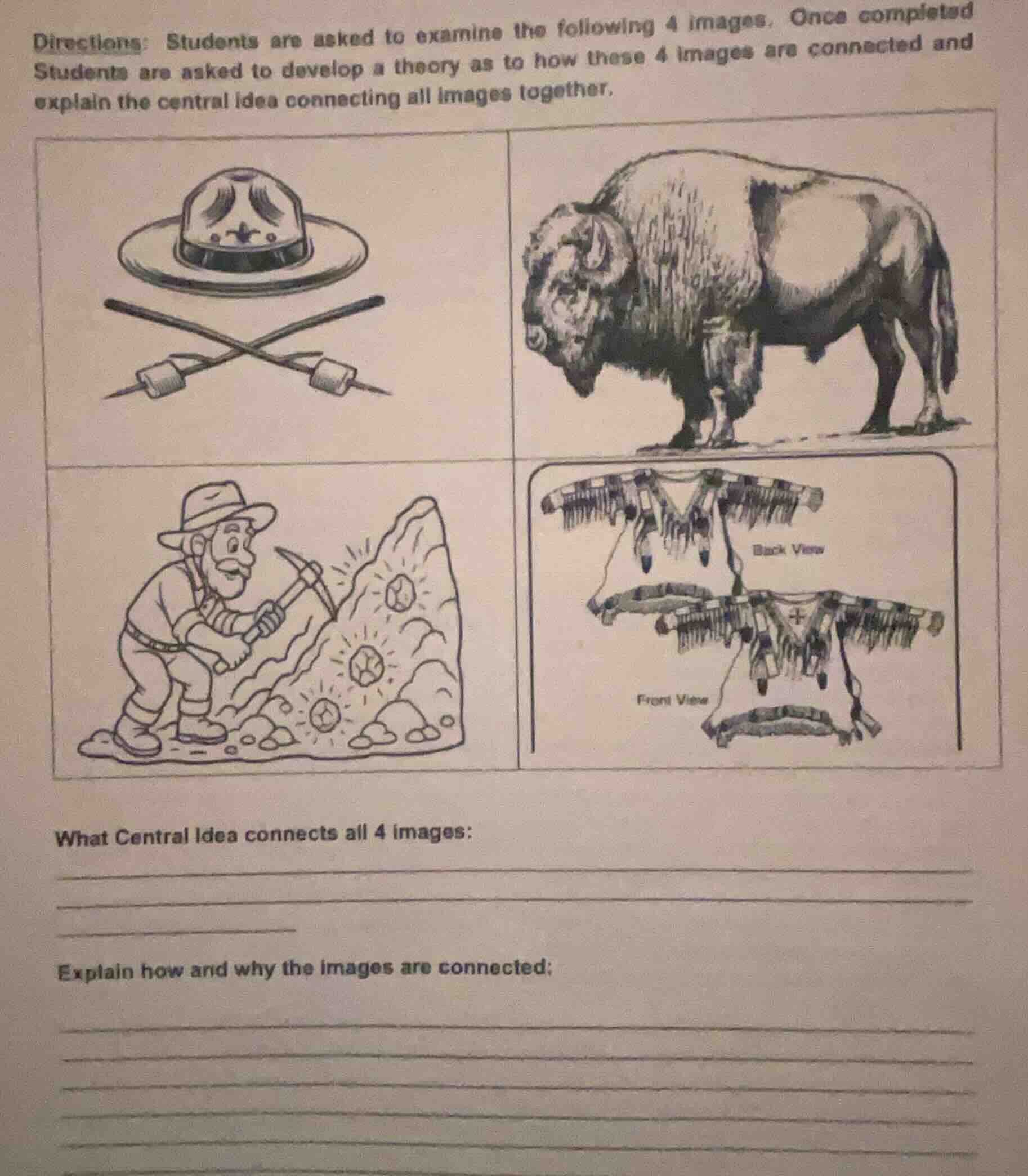 directions: students are asked to examine the following 4 images. once …