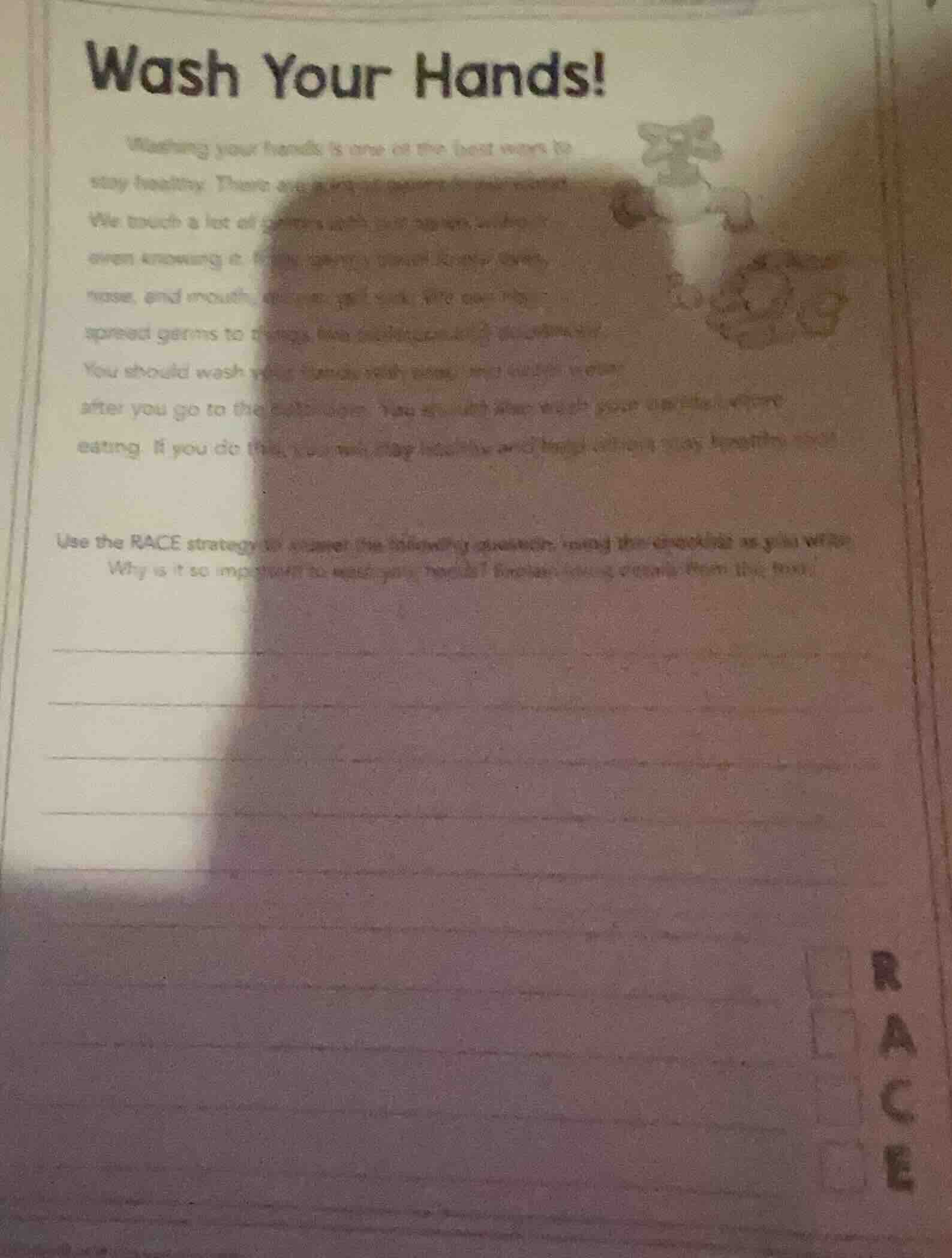 wash your hands! washing your hands is one of the best ways to stay hea…