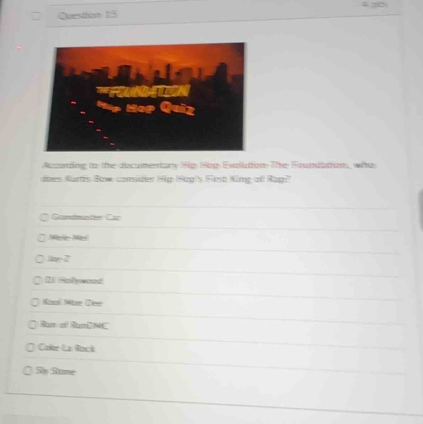 question 1.5 according to the documentary hip hop evolution - the found…