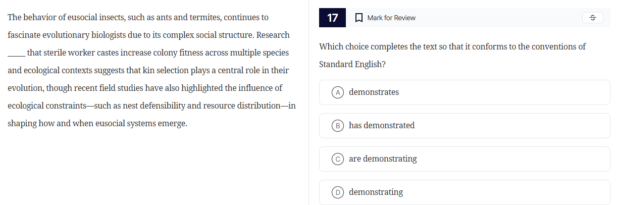 the behavior of eusocial insects, such as ants and termites, continues …
