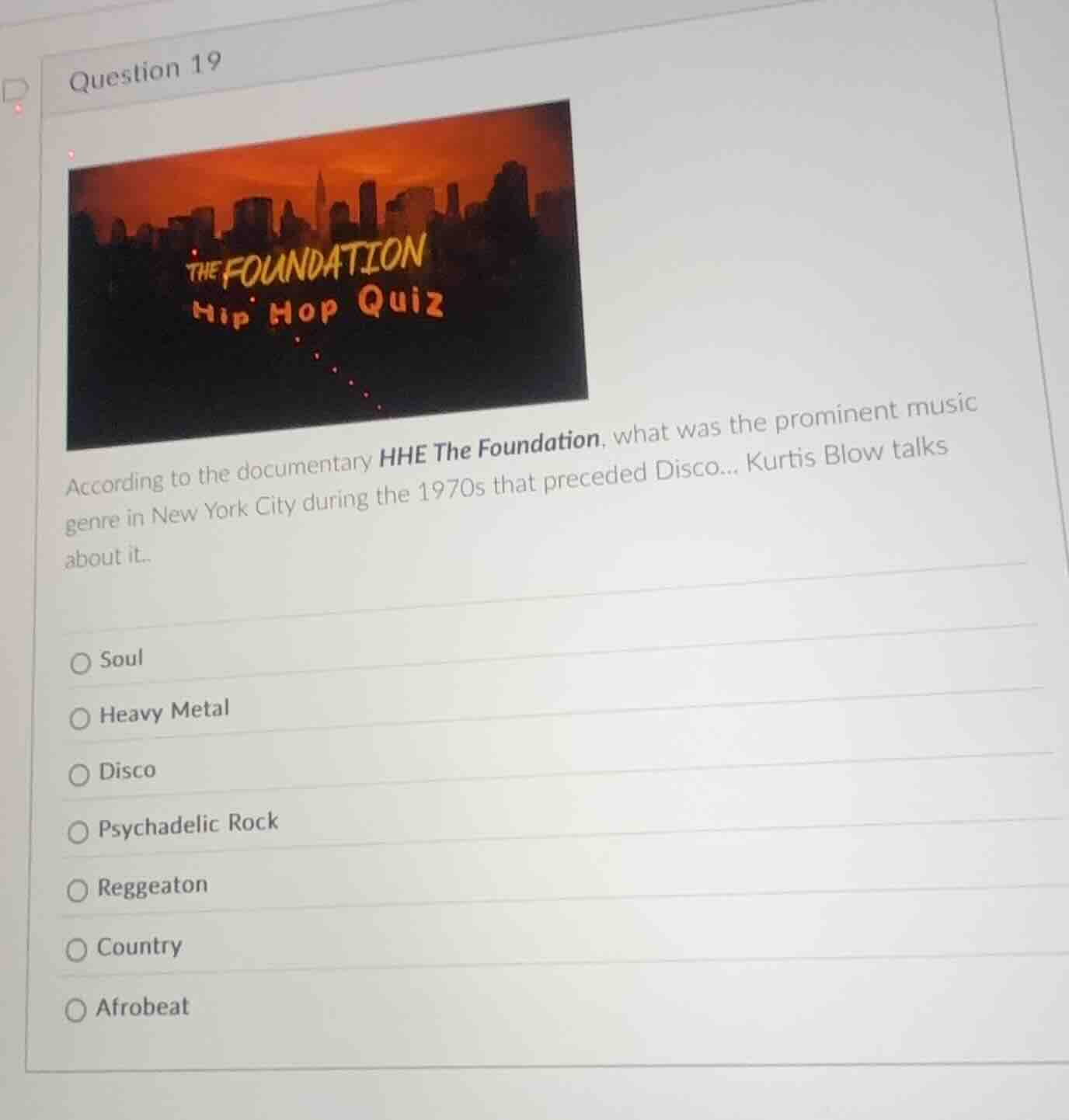 question 19 according to the documentary hhe the foundation, what was t…