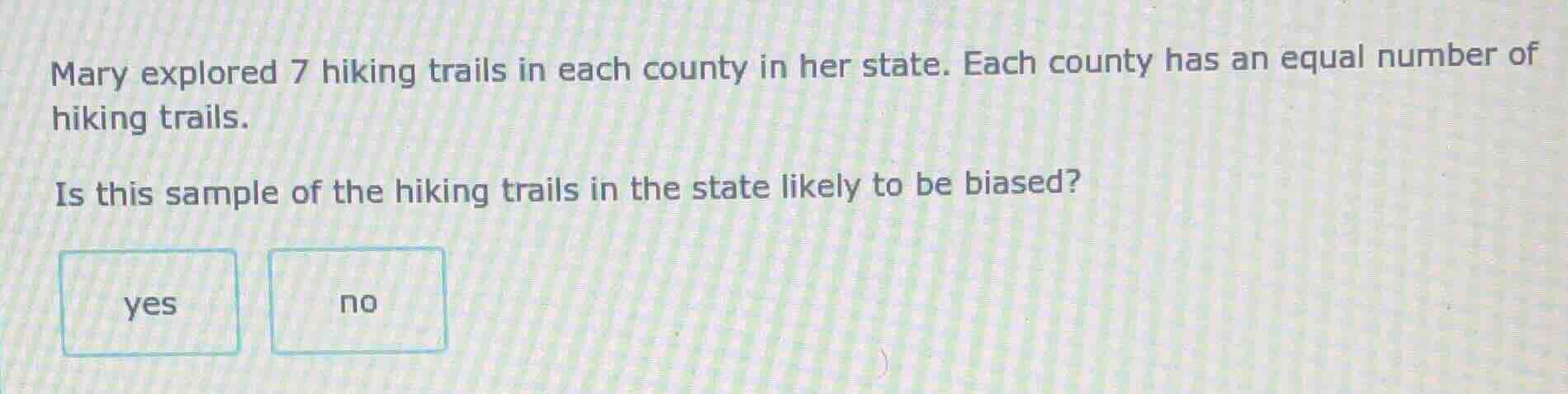 mary explored 7 hiking trails in each county in her state. each county …