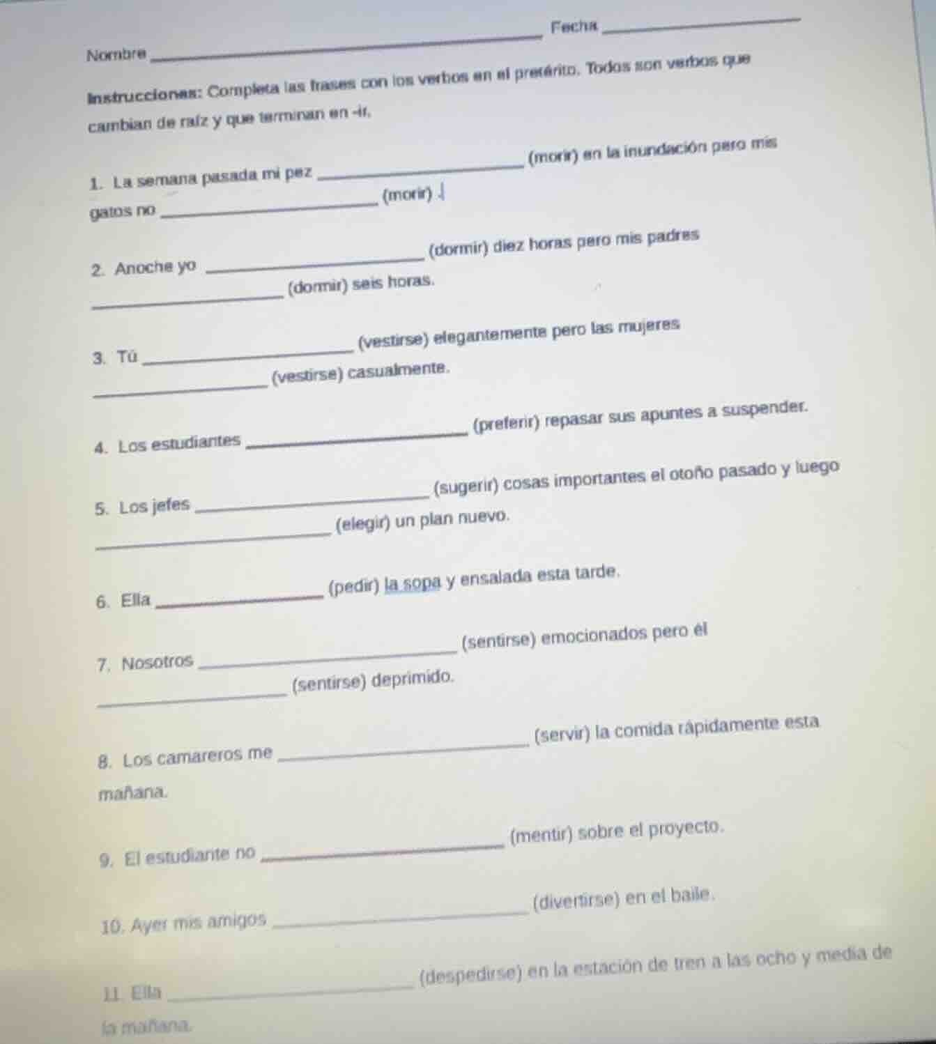 nombre ______________________________ fecha _______________ instruccion…