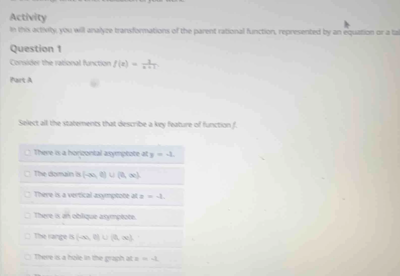 activity in this activity, you will analyze transformations of the pare…