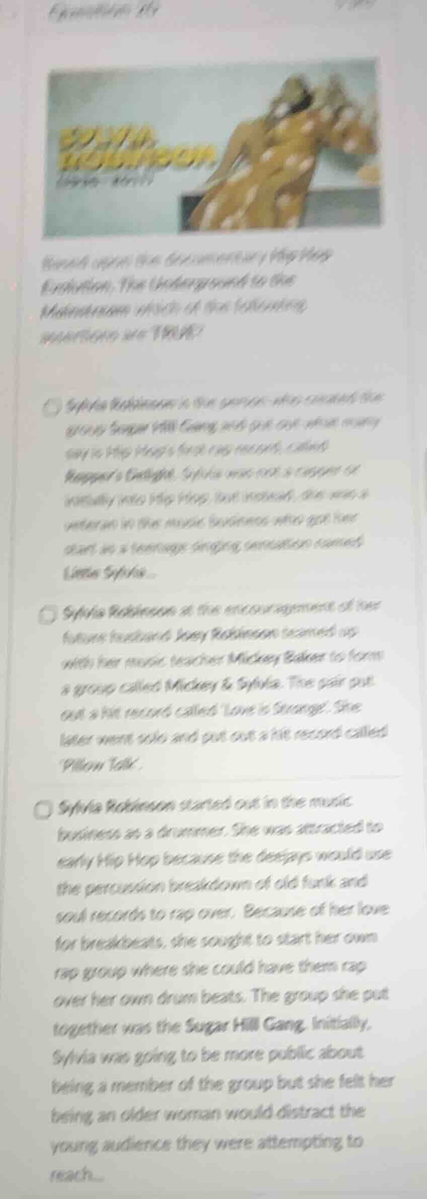 based upon the documentary hip hop evolution: the underground to the ma…