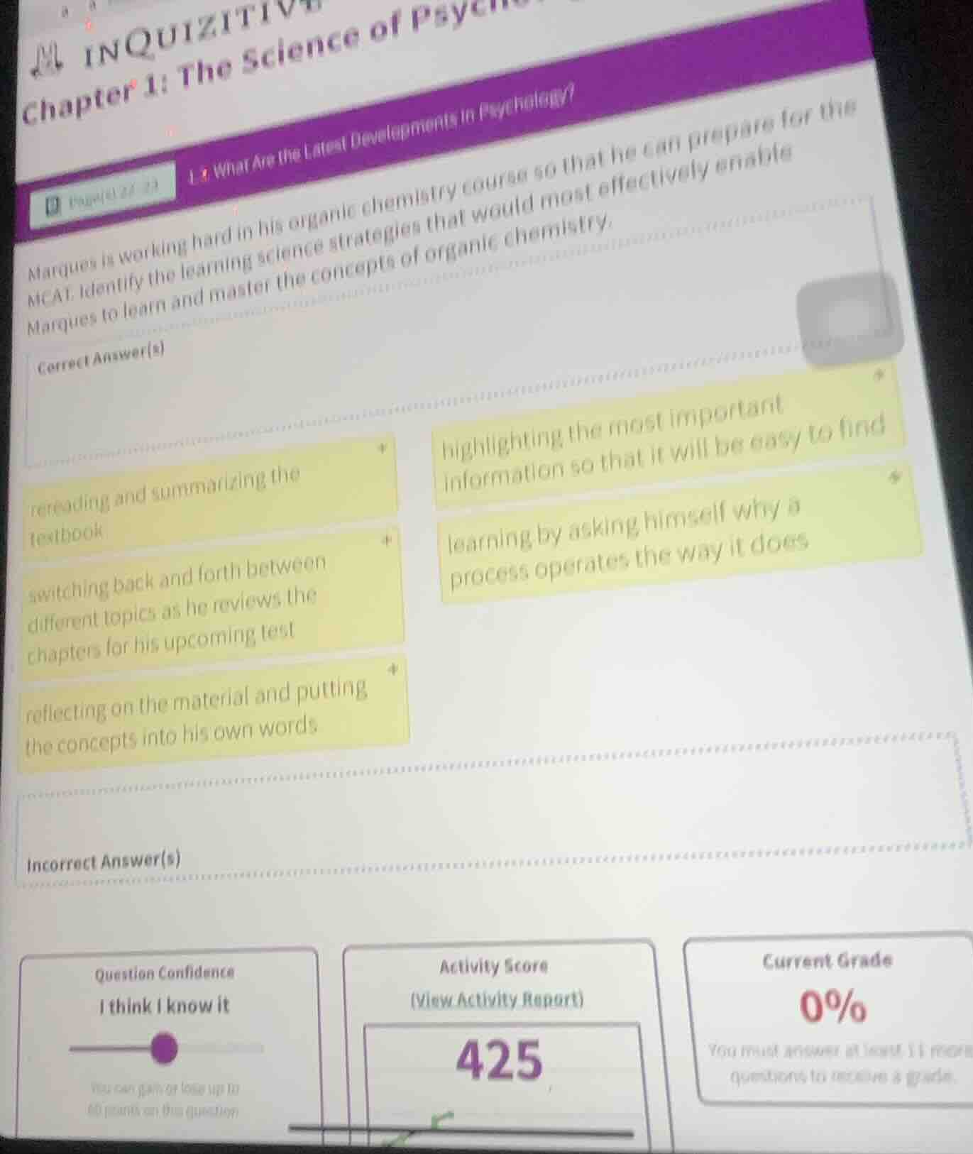 chapter 1: the science of psych 1.2 what are the latest developments in…